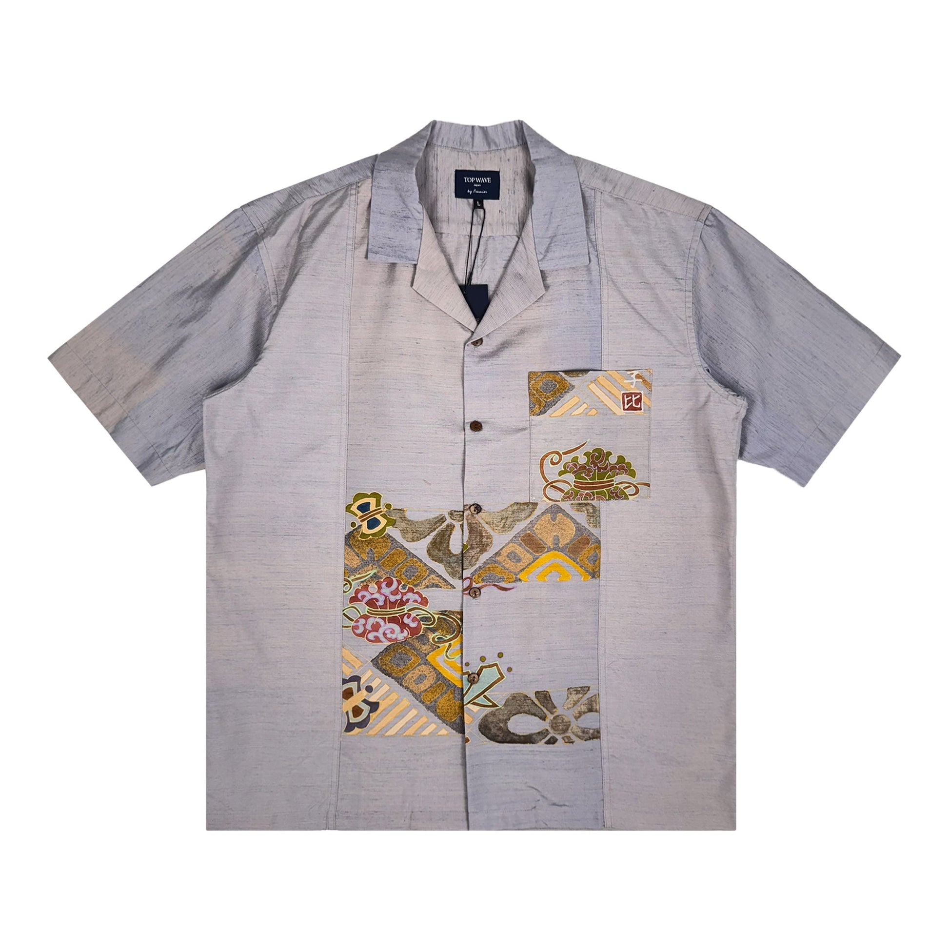 着物アロハシャツ メンズ L AHVN-L239-1