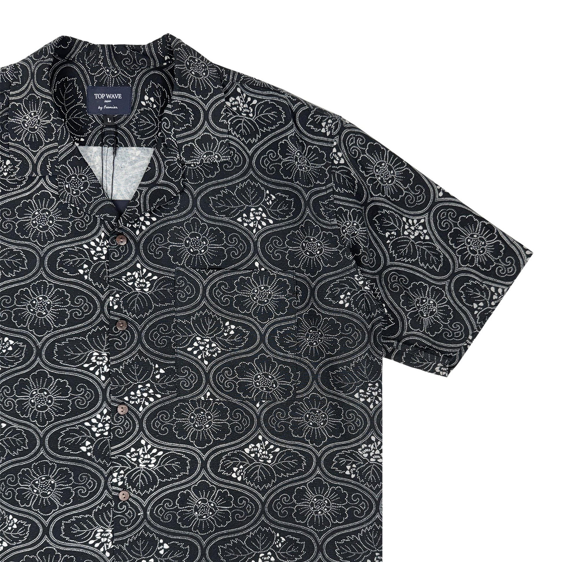 着物アロハシャツ メンズ L AHVN-L242-4