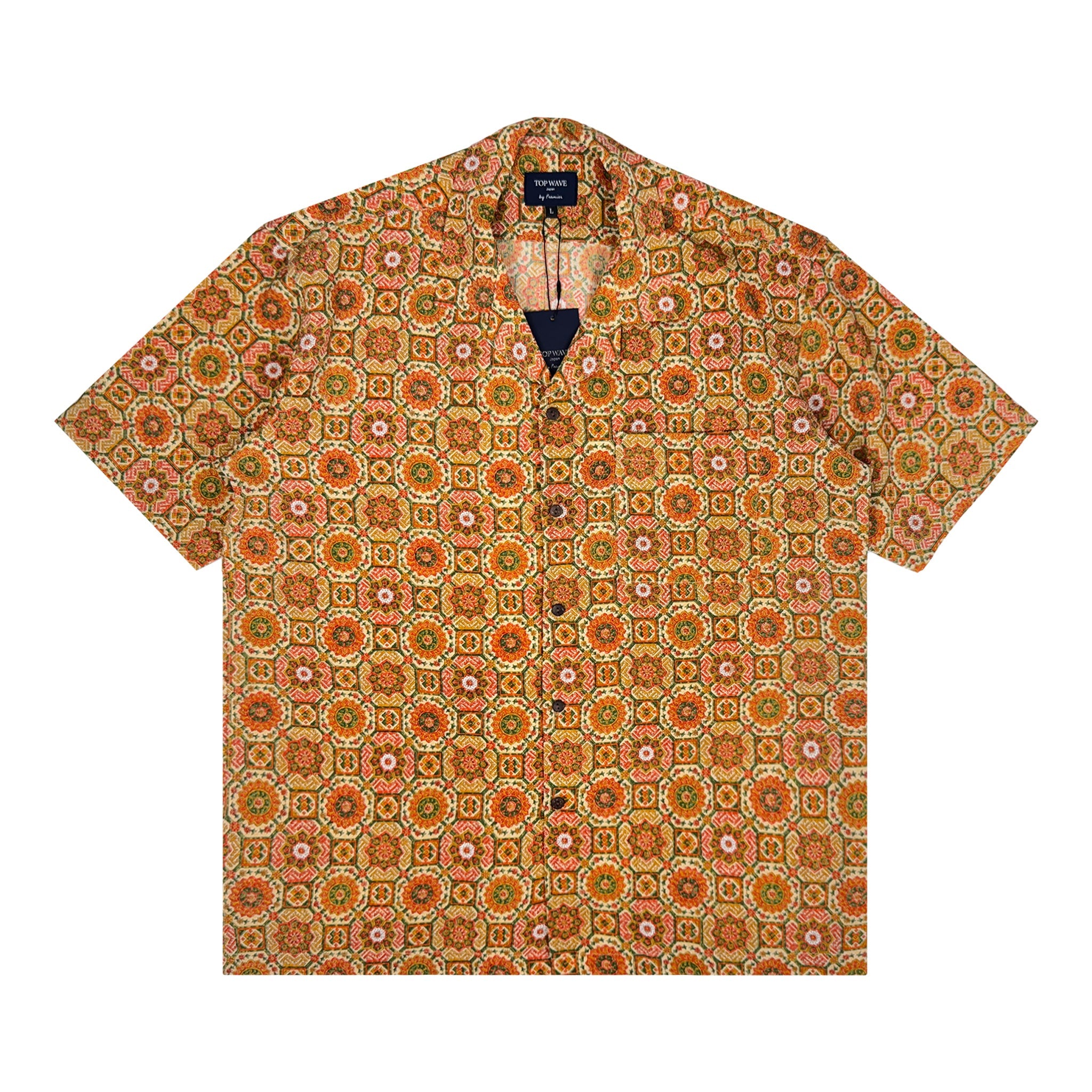 着物アロハシャツ メンズ L AHVN-L246