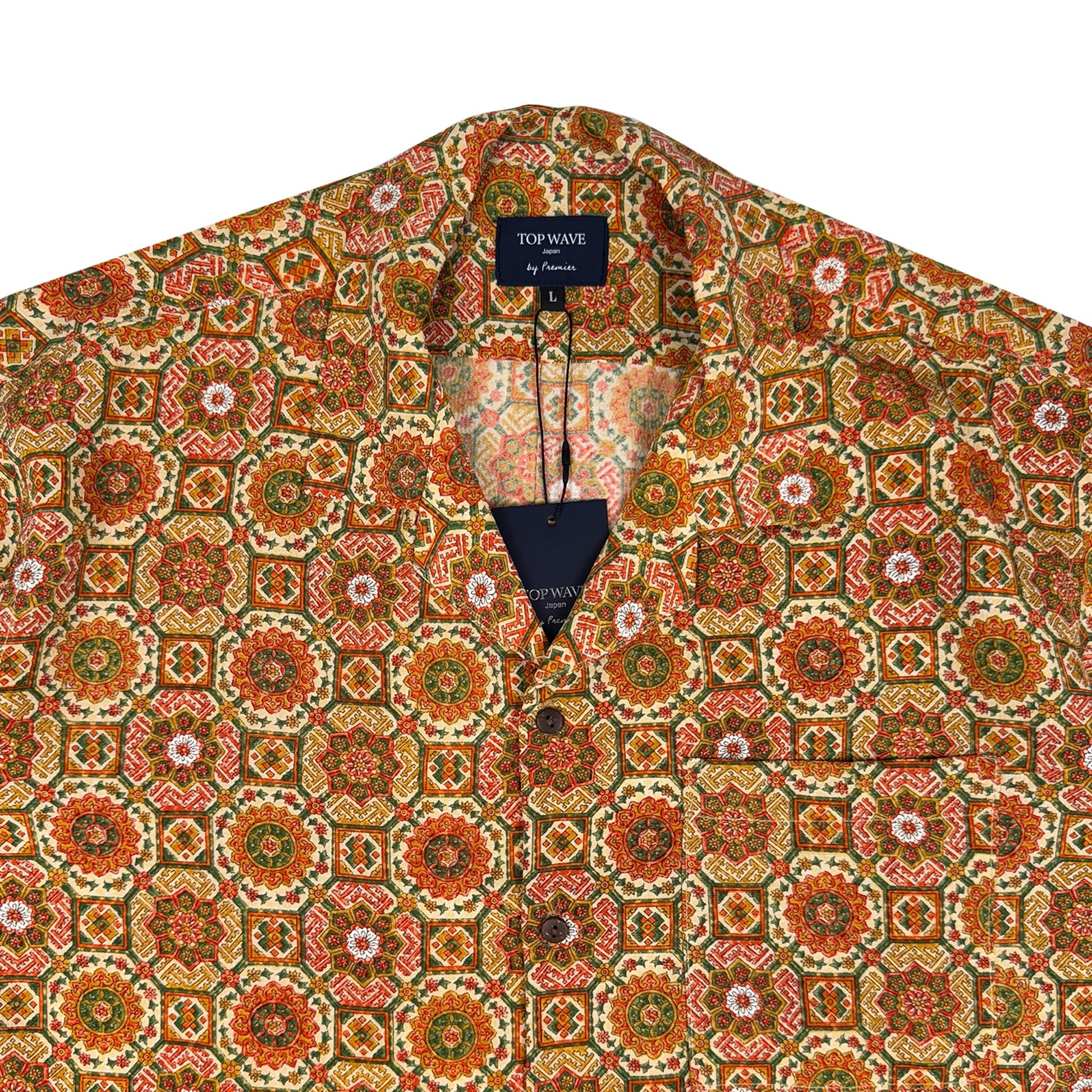 着物アロハシャツ メンズ L AHVN-L246-3