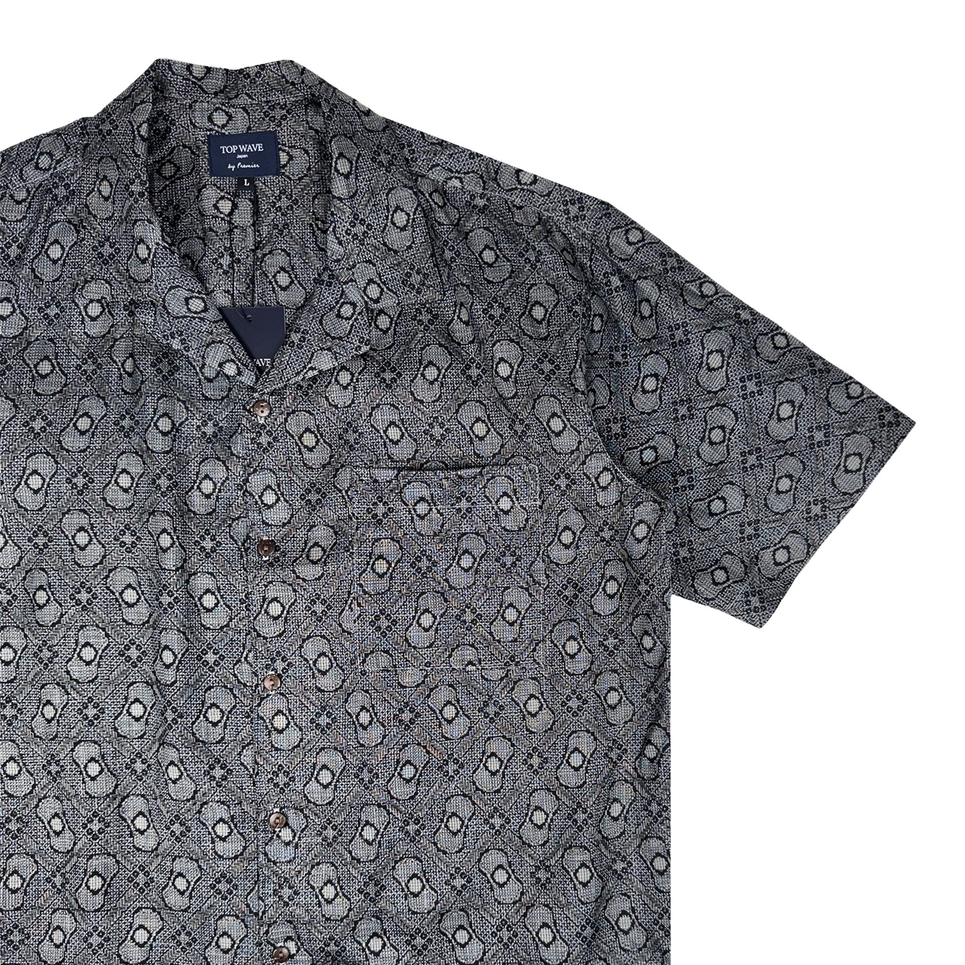 着物アロハシャツ メンズ L AHVN-L248-4