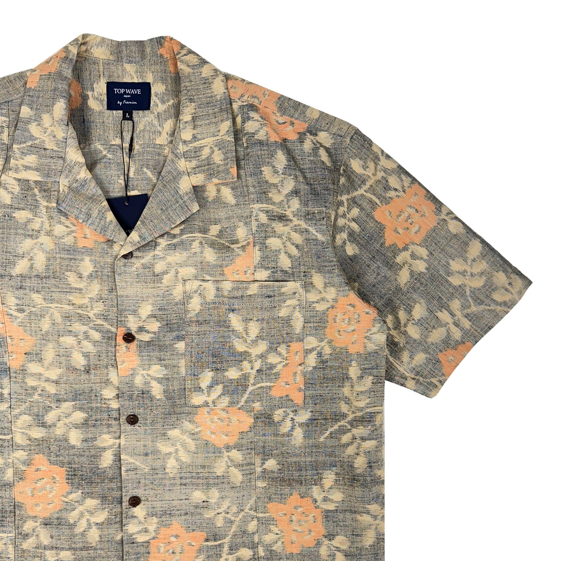 着物アロハシャツ メンズ L AHVN-L249-4