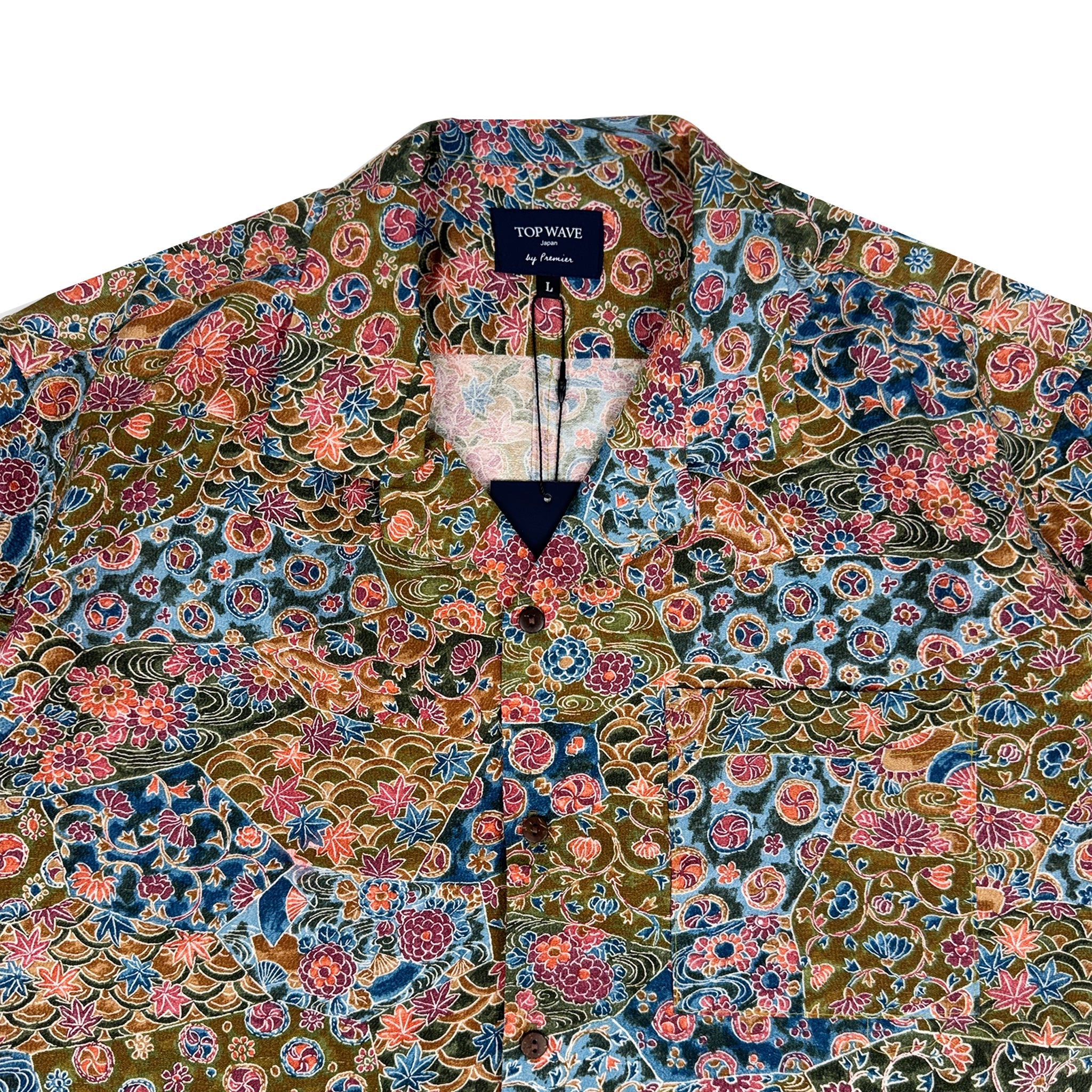 着物アロハシャツ メンズ L AHVN-L255-zoom-3