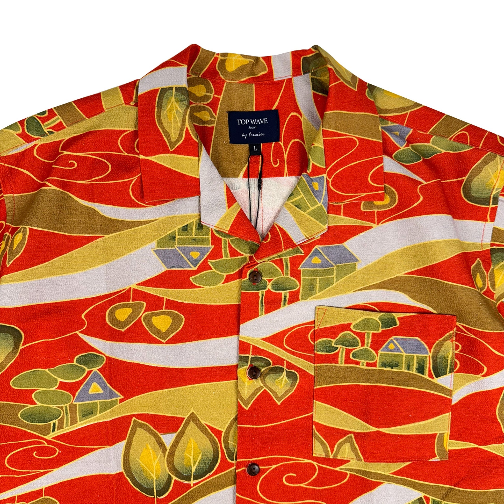 着物アロハシャツ メンズ L AHVN-L256-3