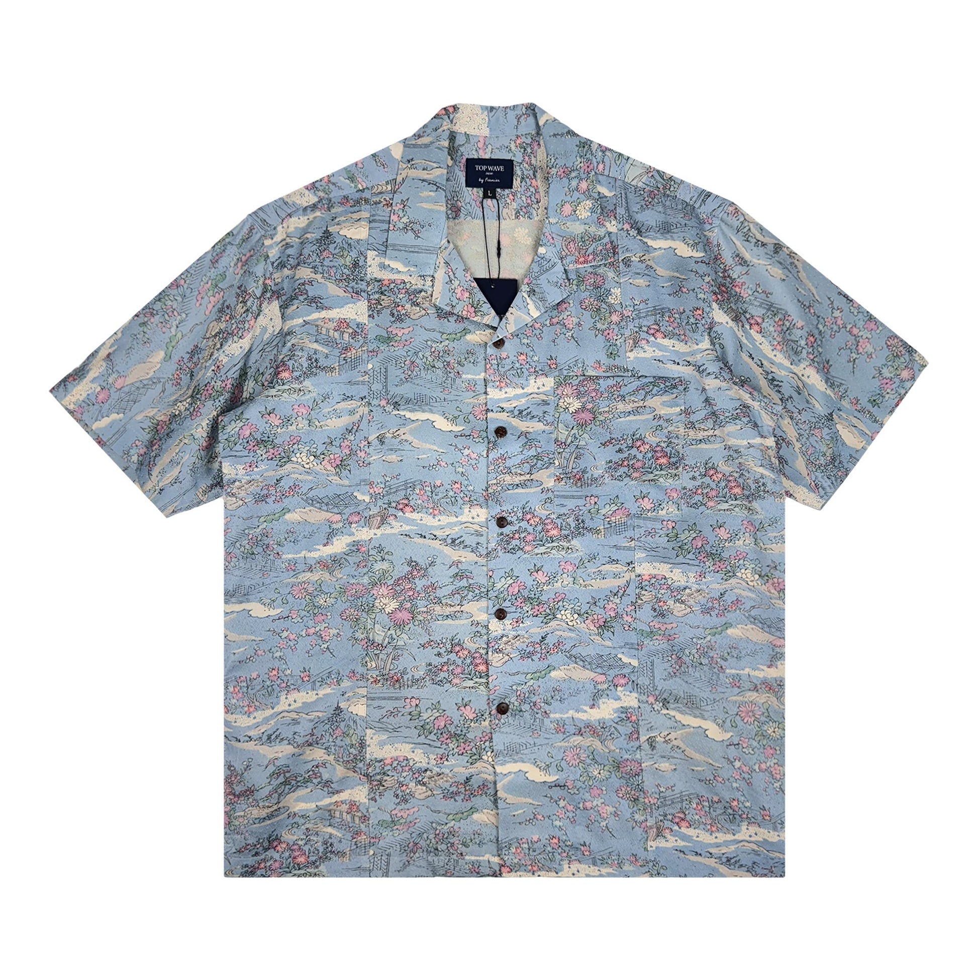 着物アロハシャツ メンズ L AHVN-L257-1