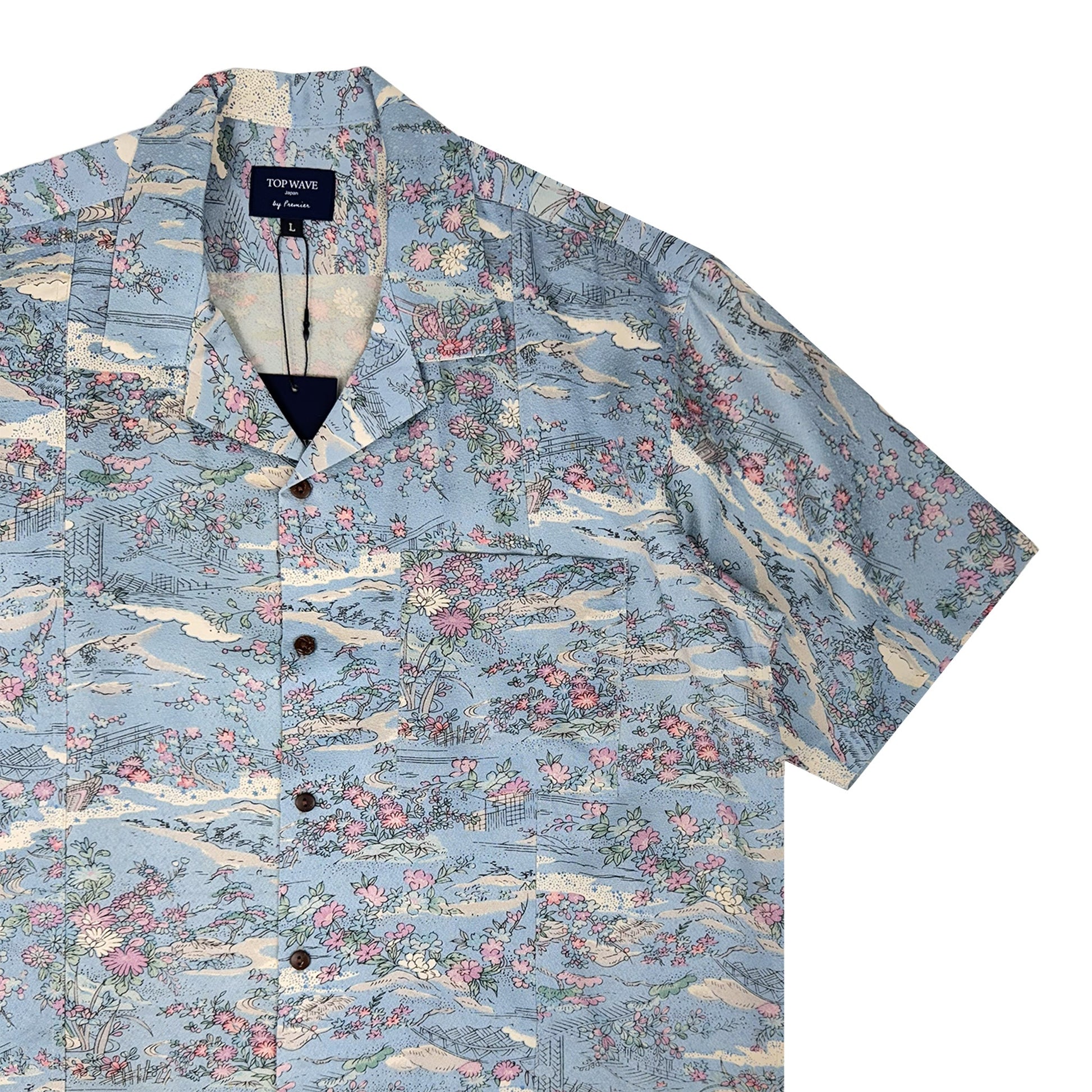 着物アロハシャツ メンズ L AHVN-L257-4