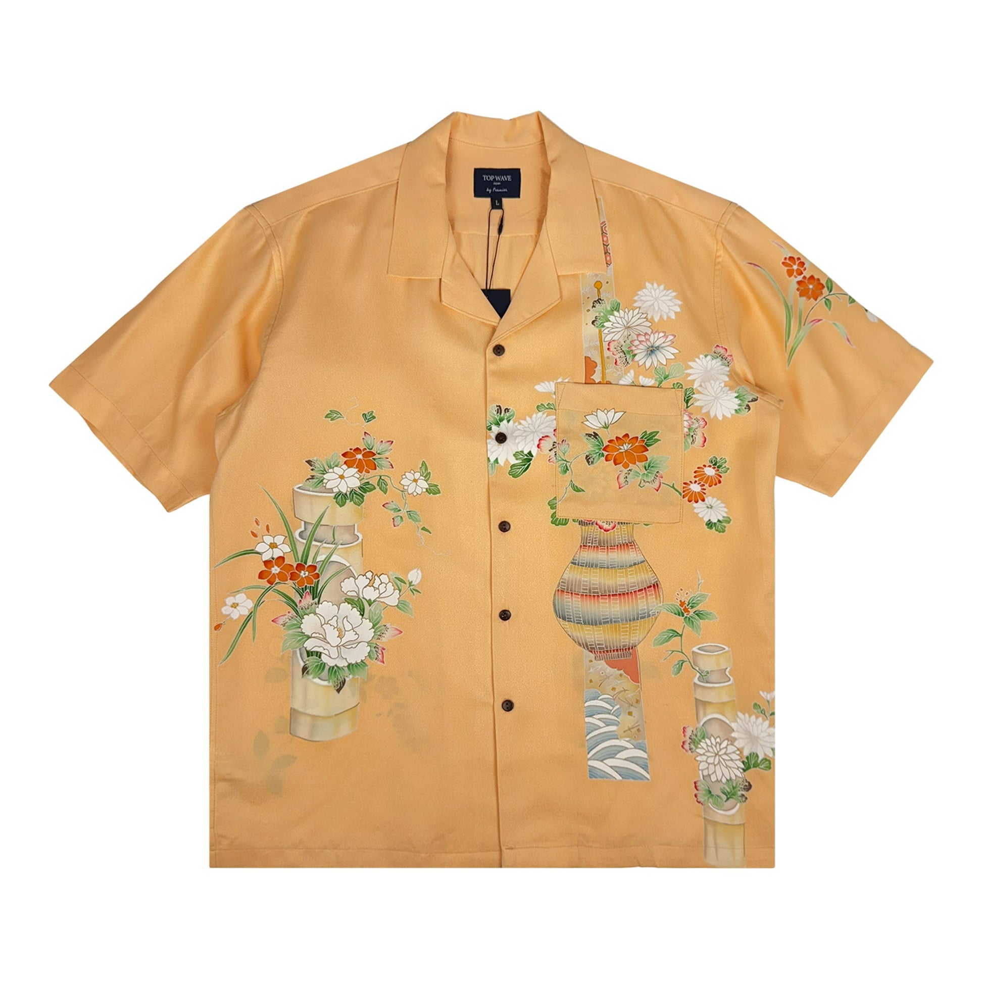 着物アロハシャツ メンズ L AHVN-L259-1