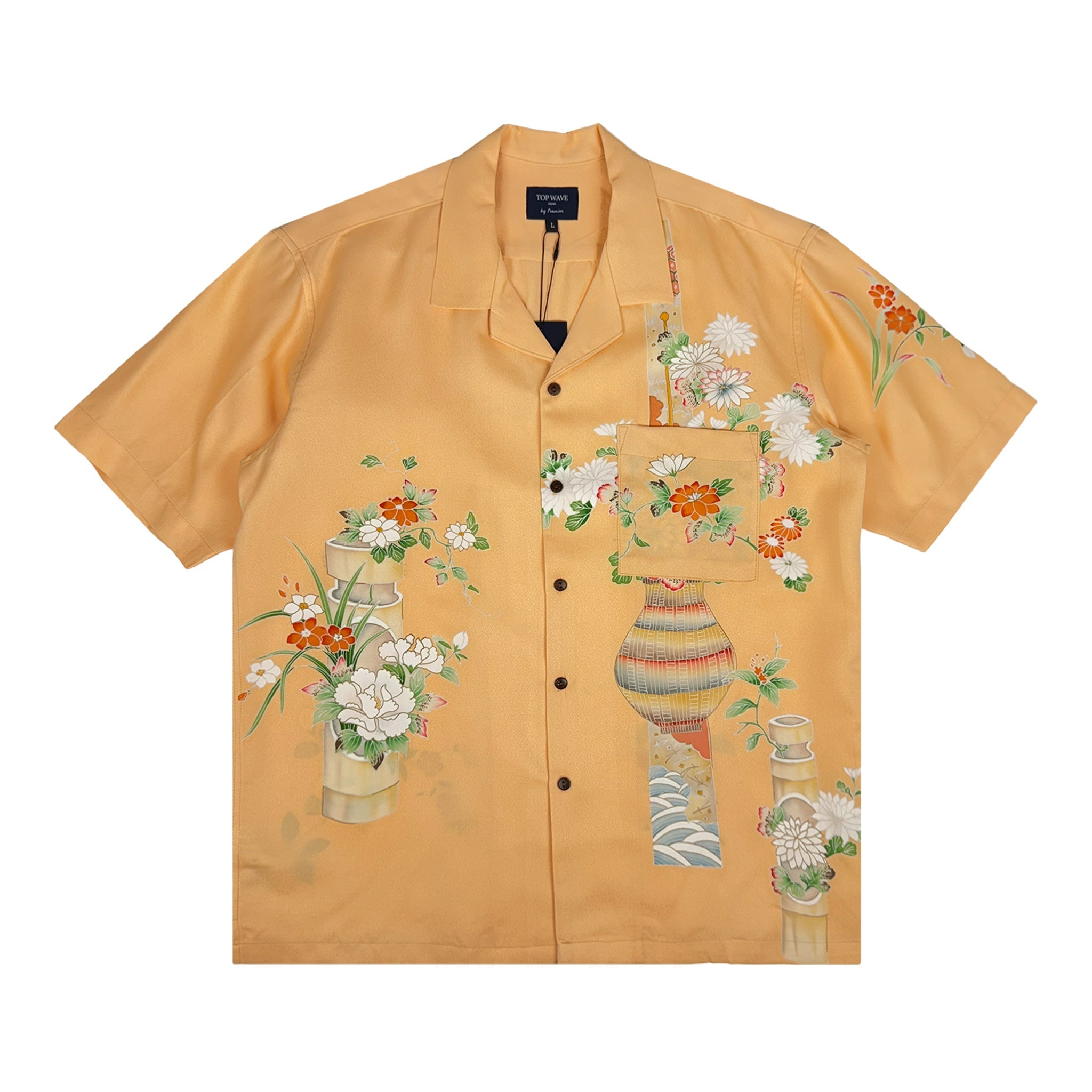 着物アロハシャツ メンズ L AHVN-L259