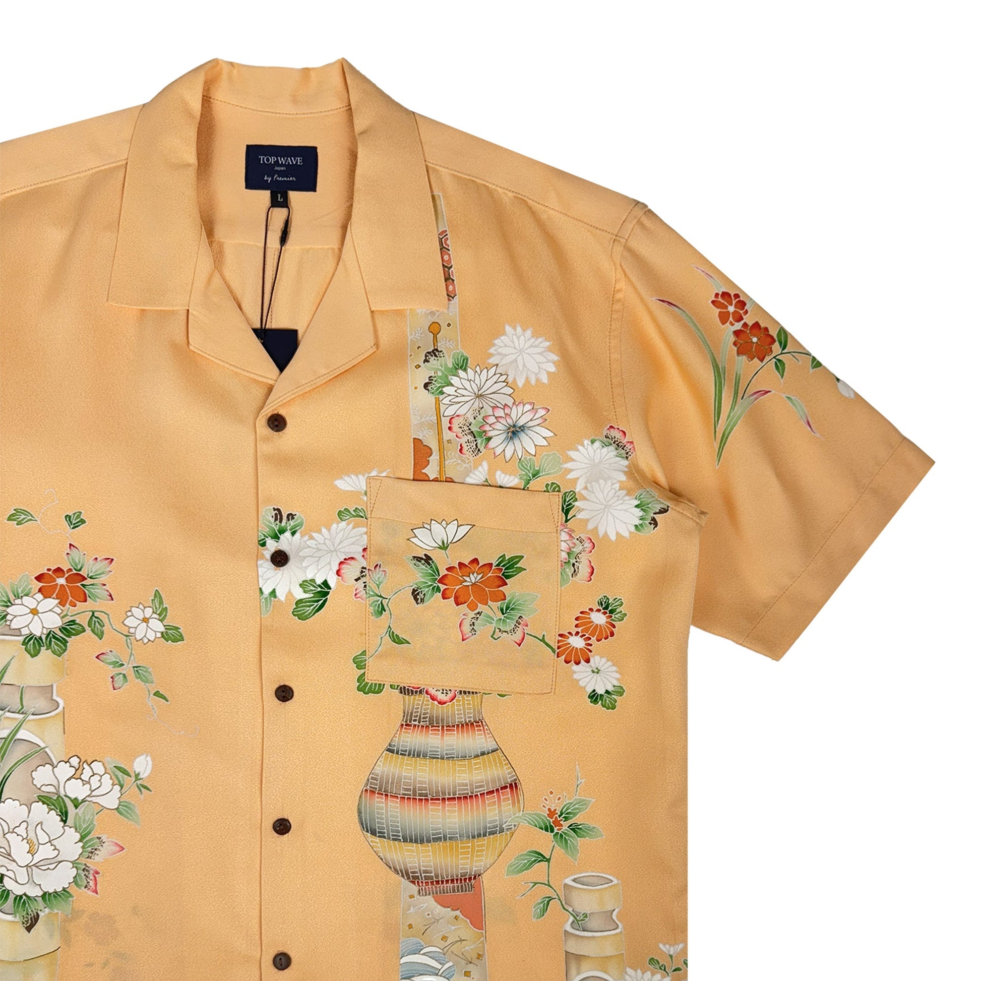 着物アロハシャツ メンズ L AHVN-L259-4