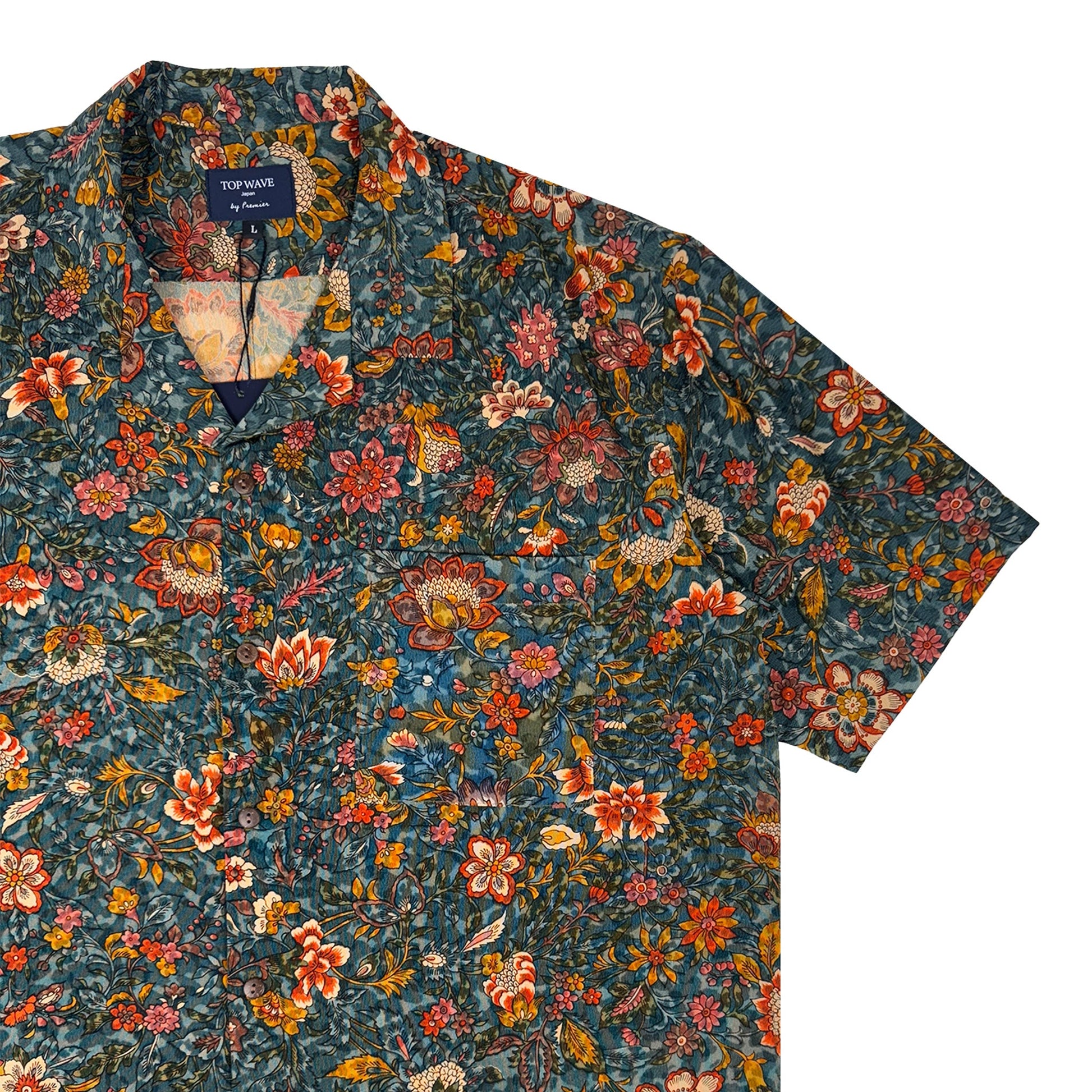 着物アロハシャツ メンズ L AHVN-L260-4