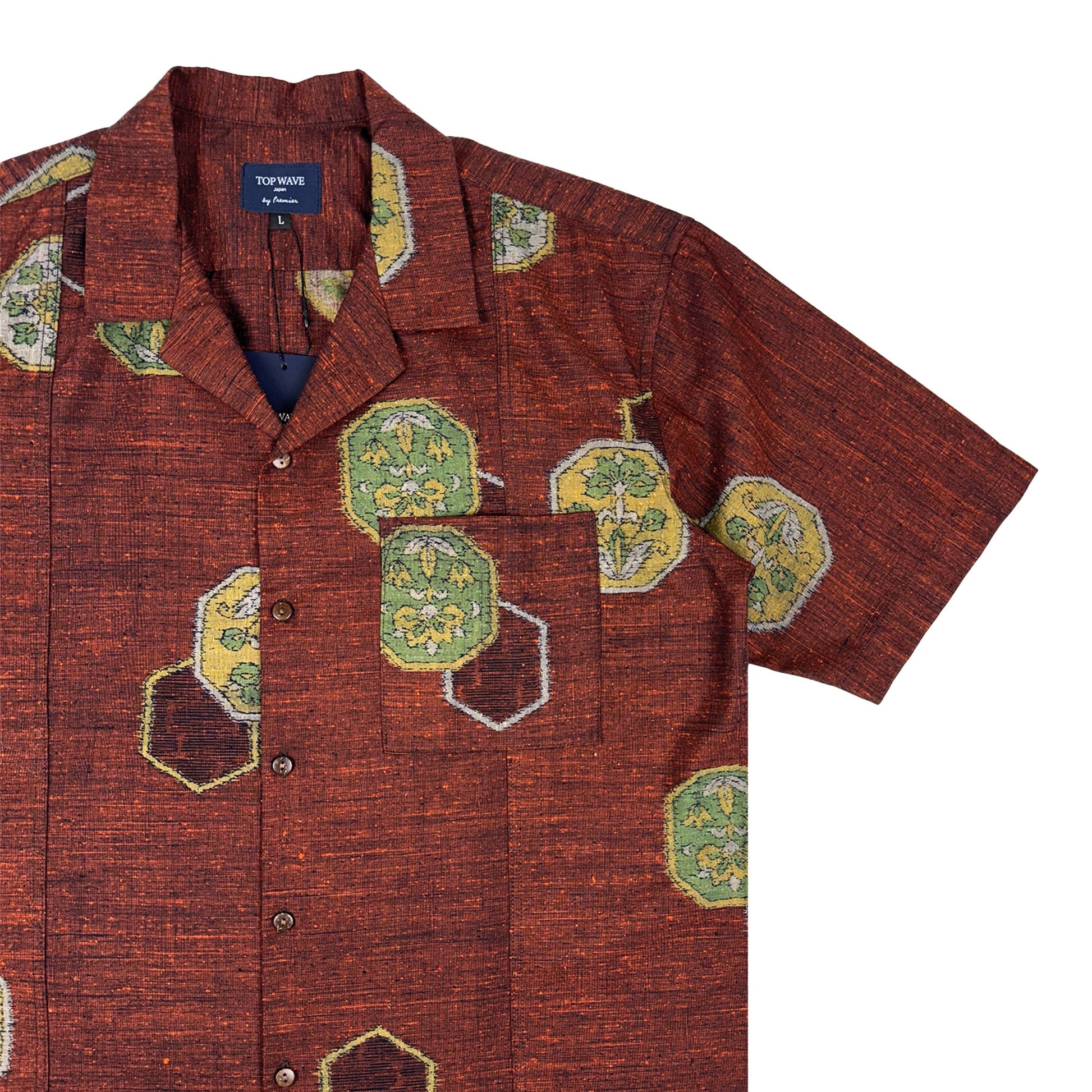 着物アロハシャツ メンズ L AHVN-L264-4