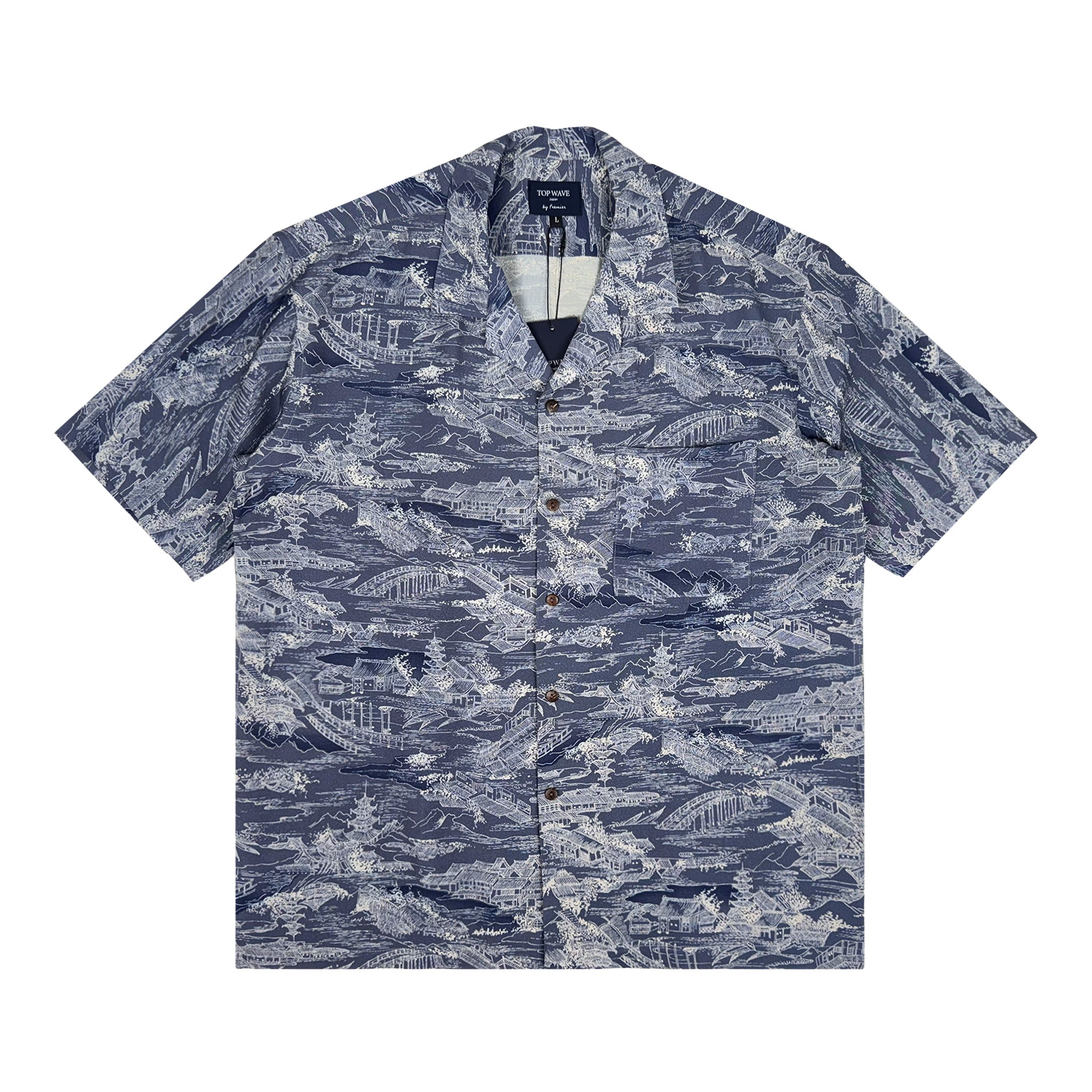 着物アロハシャツ メンズ L AHVN-L266