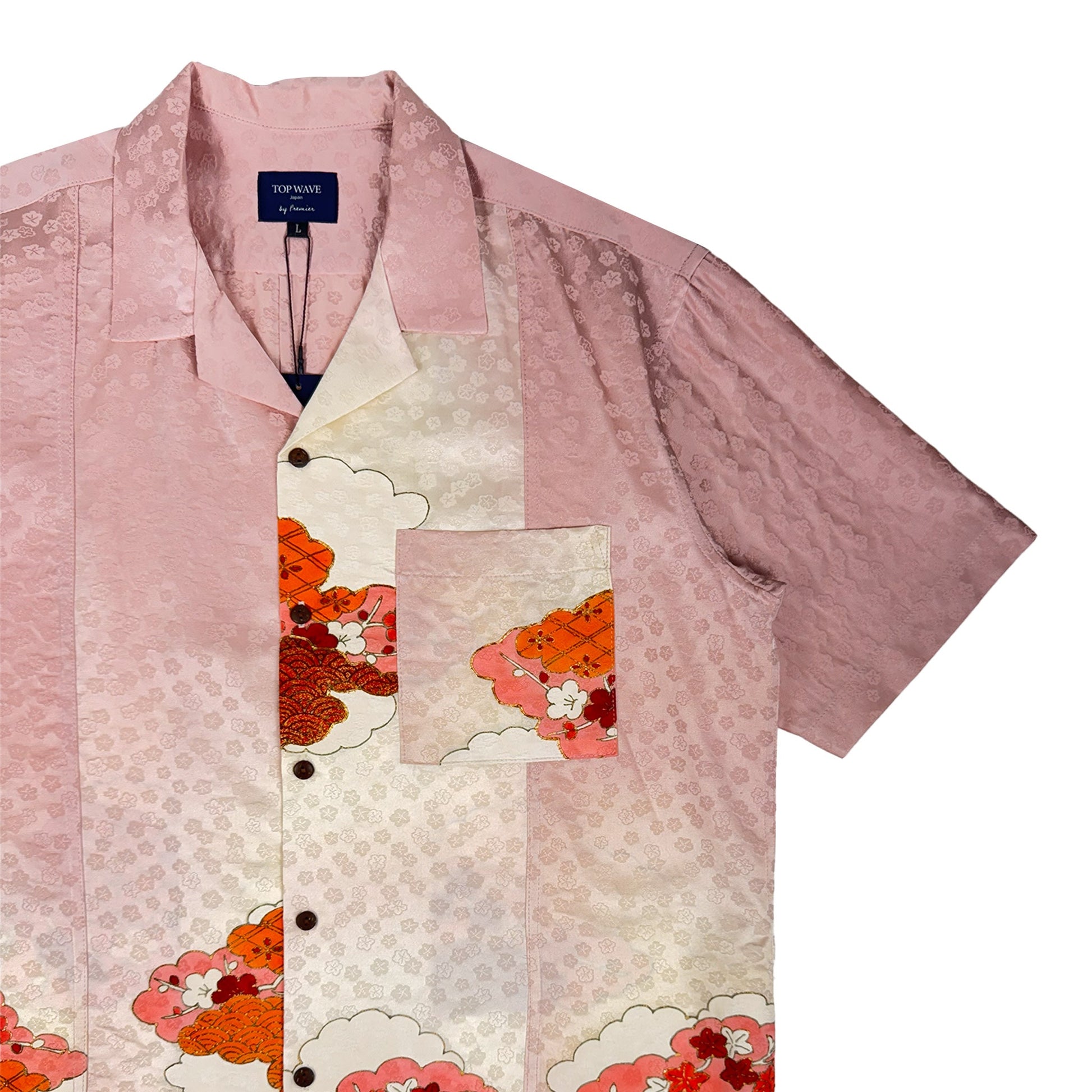 着物アロハシャツ メンズ L AHVN-L267-4