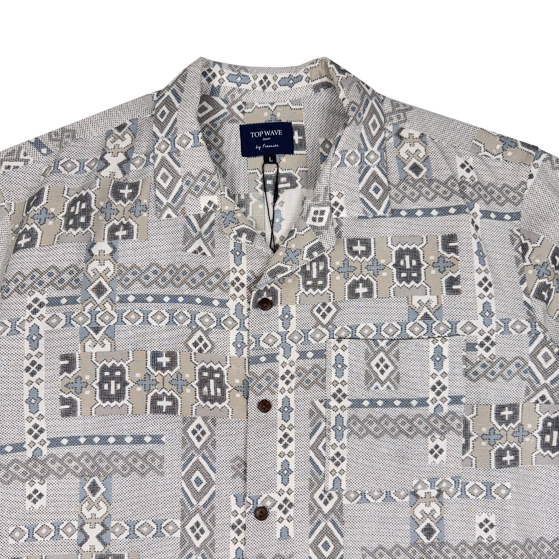 着物アロハシャツ メンズ L AHVN-L274-3