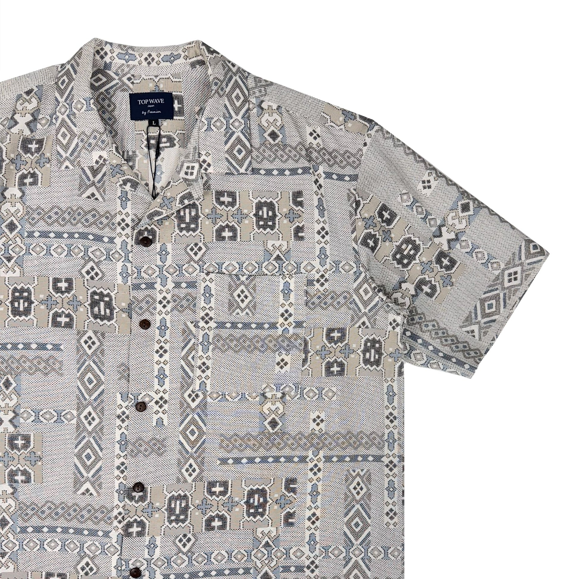 着物アロハシャツ メンズ L AHVN-L274-4