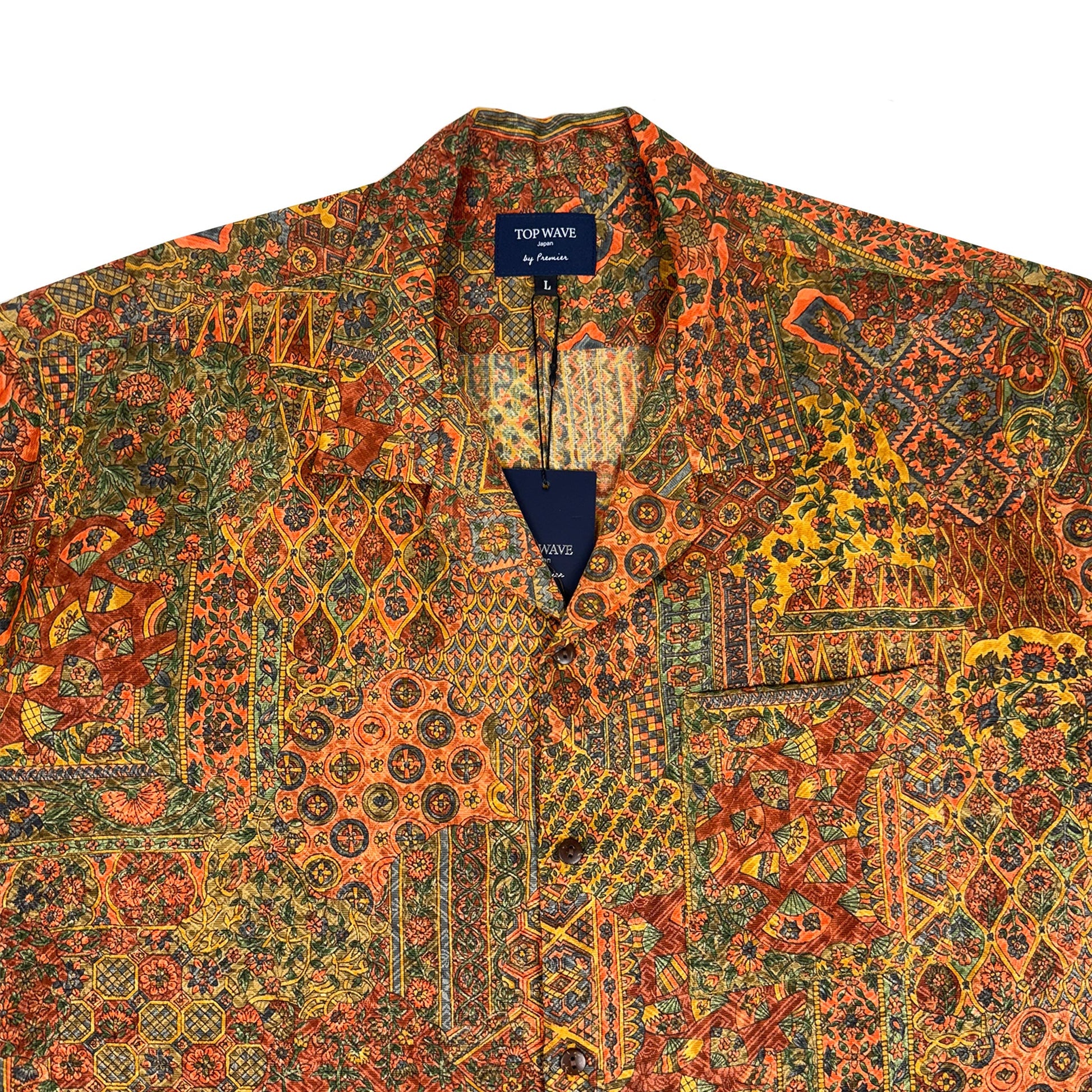 着物アロハシャツ メンズ L AHVN-L275-3