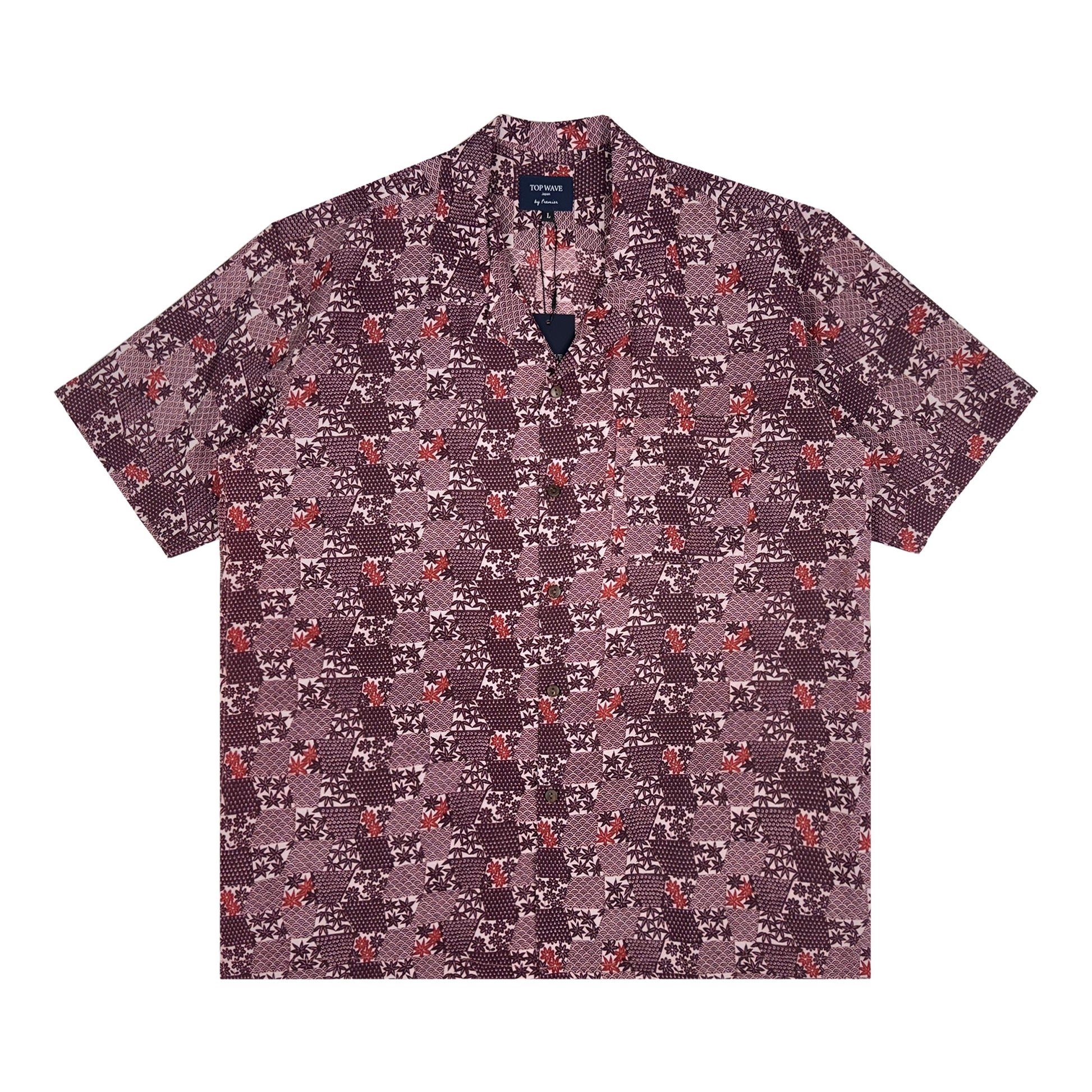 着物アロハシャツ メンズ L AHVN-L278-1