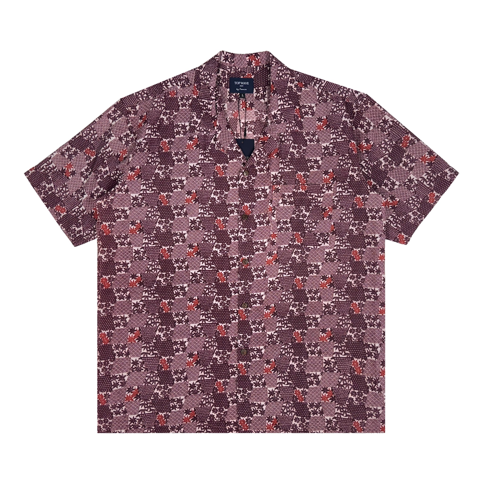 着物アロハシャツ メンズ L AHVN-L278-zoom-1