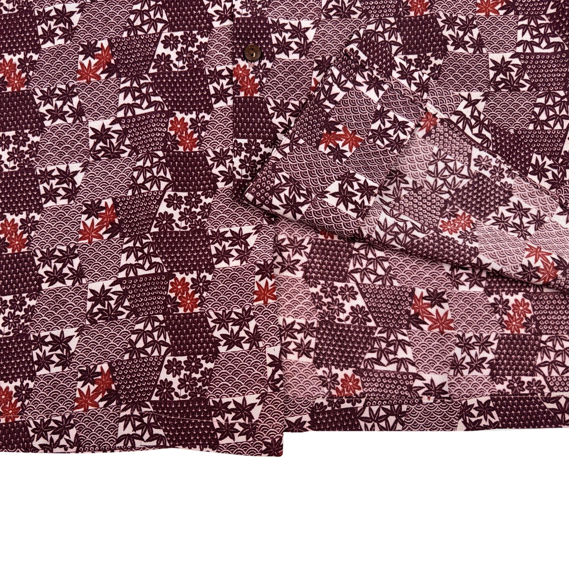 着物アロハシャツ メンズ L AHVN-L278-5