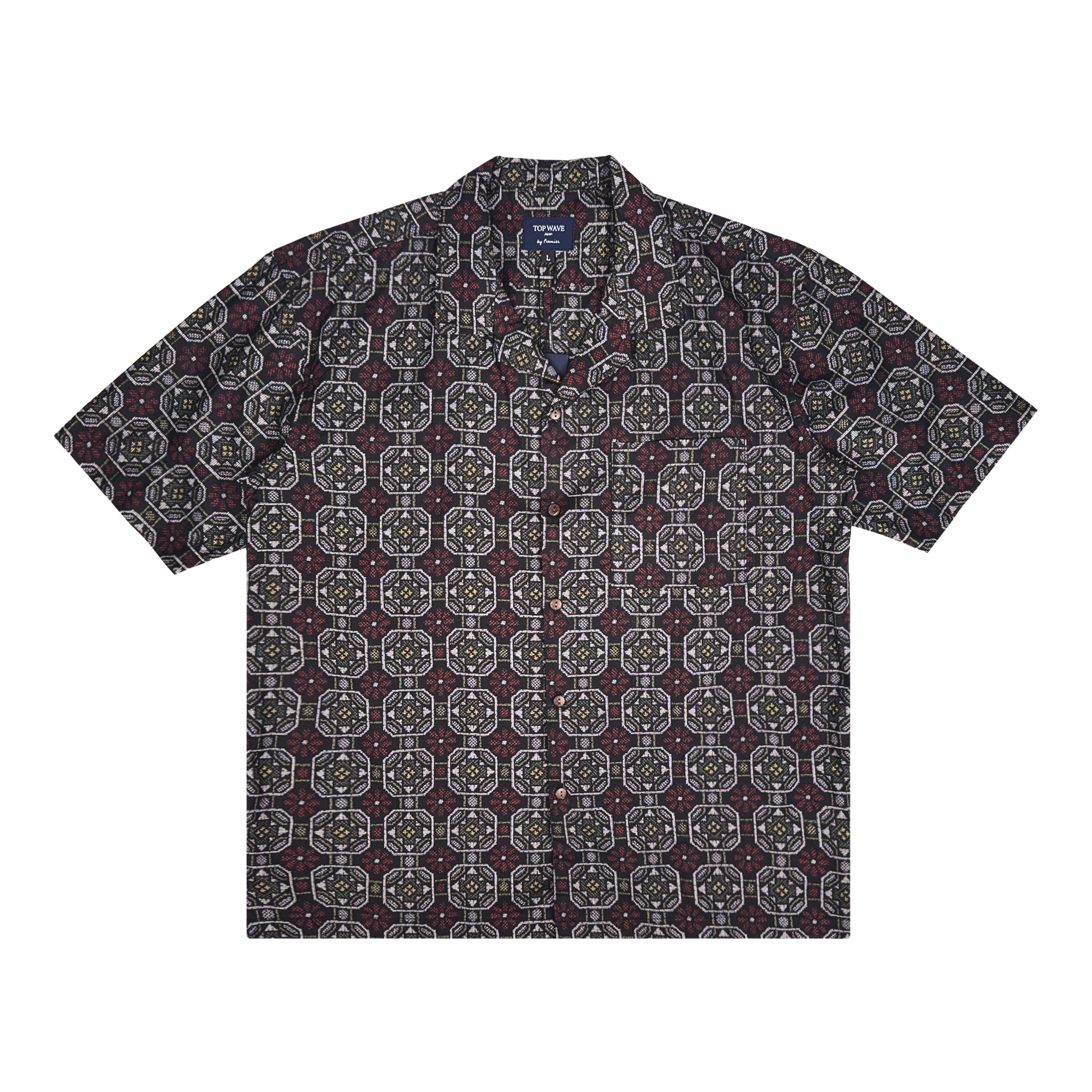 着物アロハシャツ メンズ L AHVN-L285