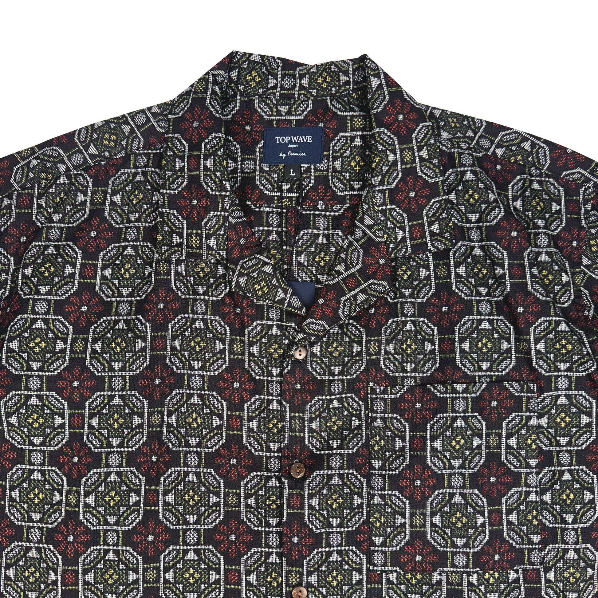 着物アロハシャツ メンズ L AHVN-L285-3