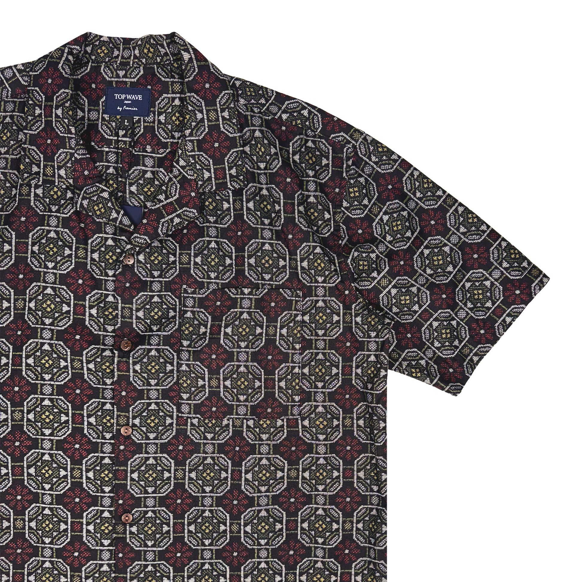 着物アロハシャツ メンズ L AHVN-L285-4