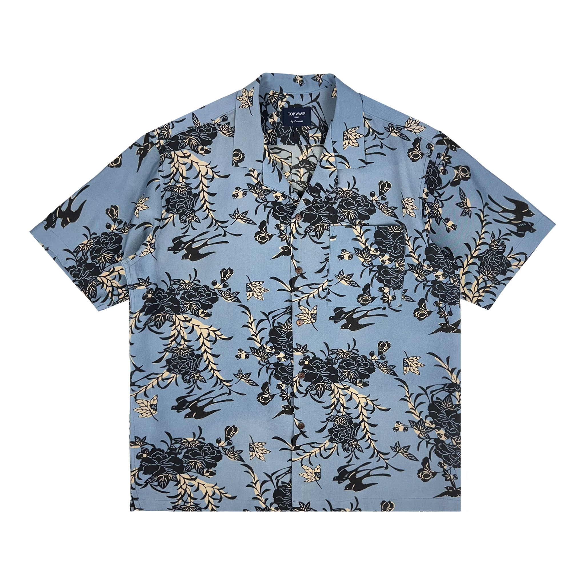 着物アロハシャツ メンズ L AHVN-L291-zoom-1