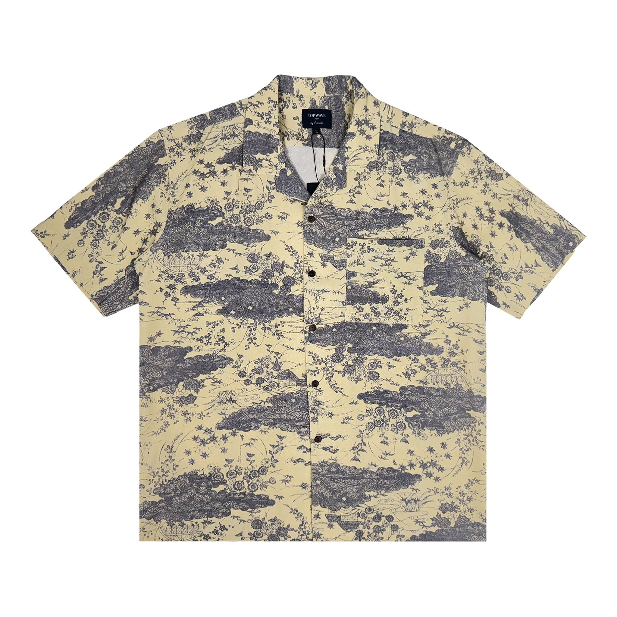 着物アロハシャツ メンズ L AHVN-L293-zoom-1