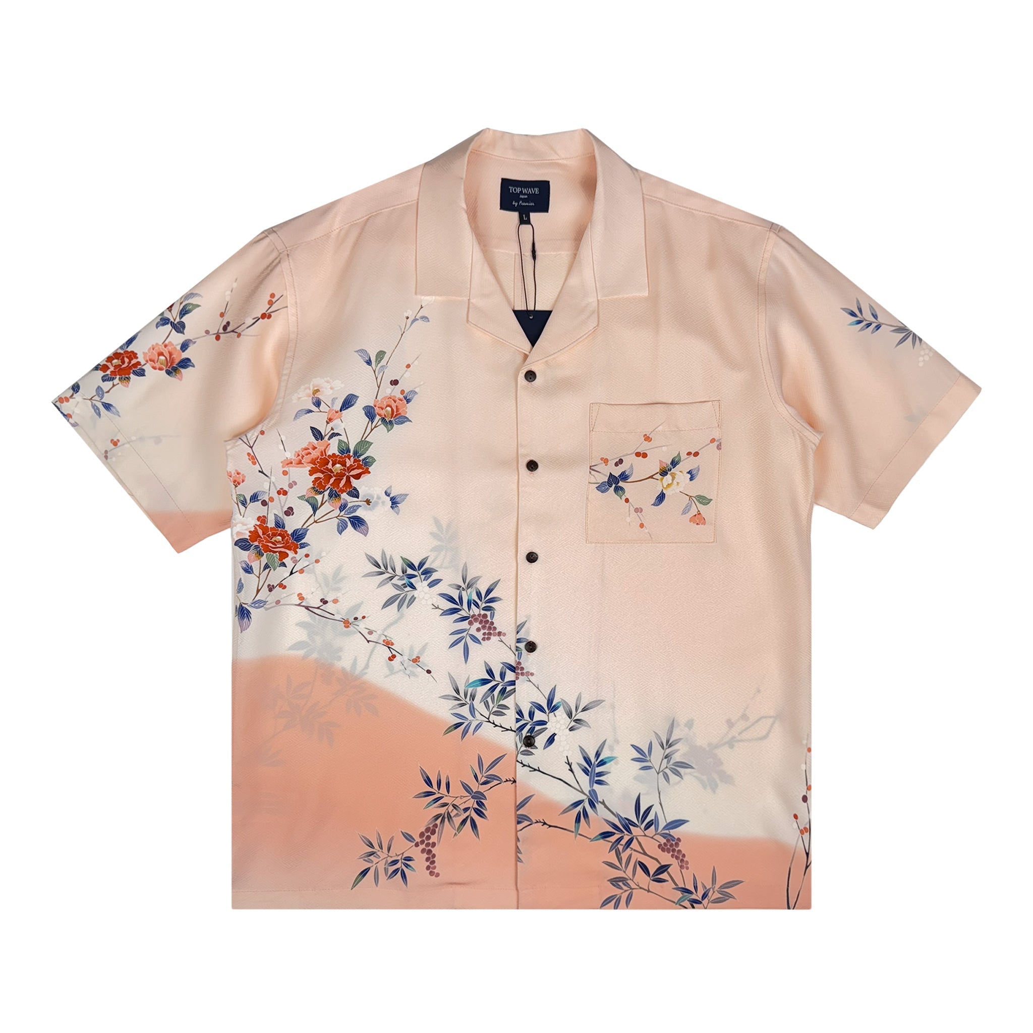 着物アロハシャツ メンズ L AHVN-L299