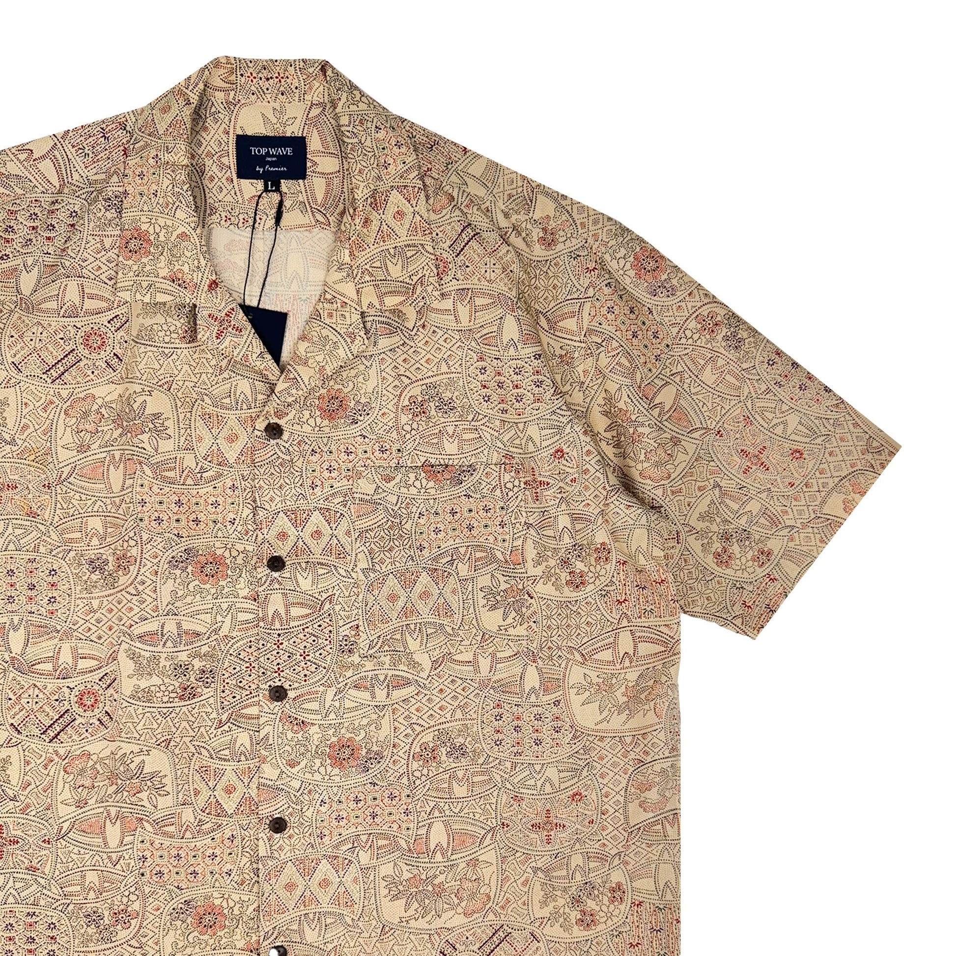 着物アロハシャツ メンズ L AHVN-L300-4