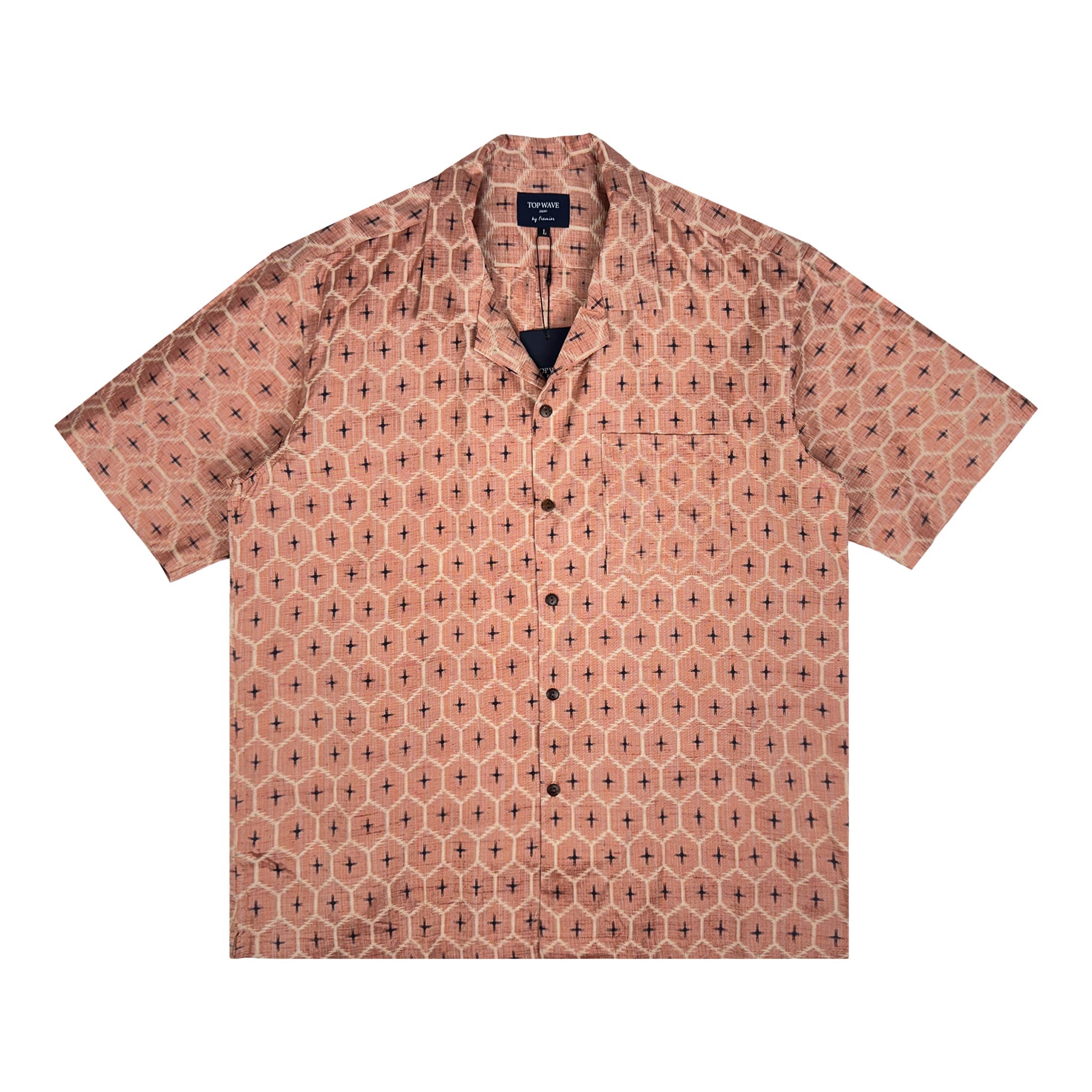 着物アロハシャツ メンズ L AHVN-L303