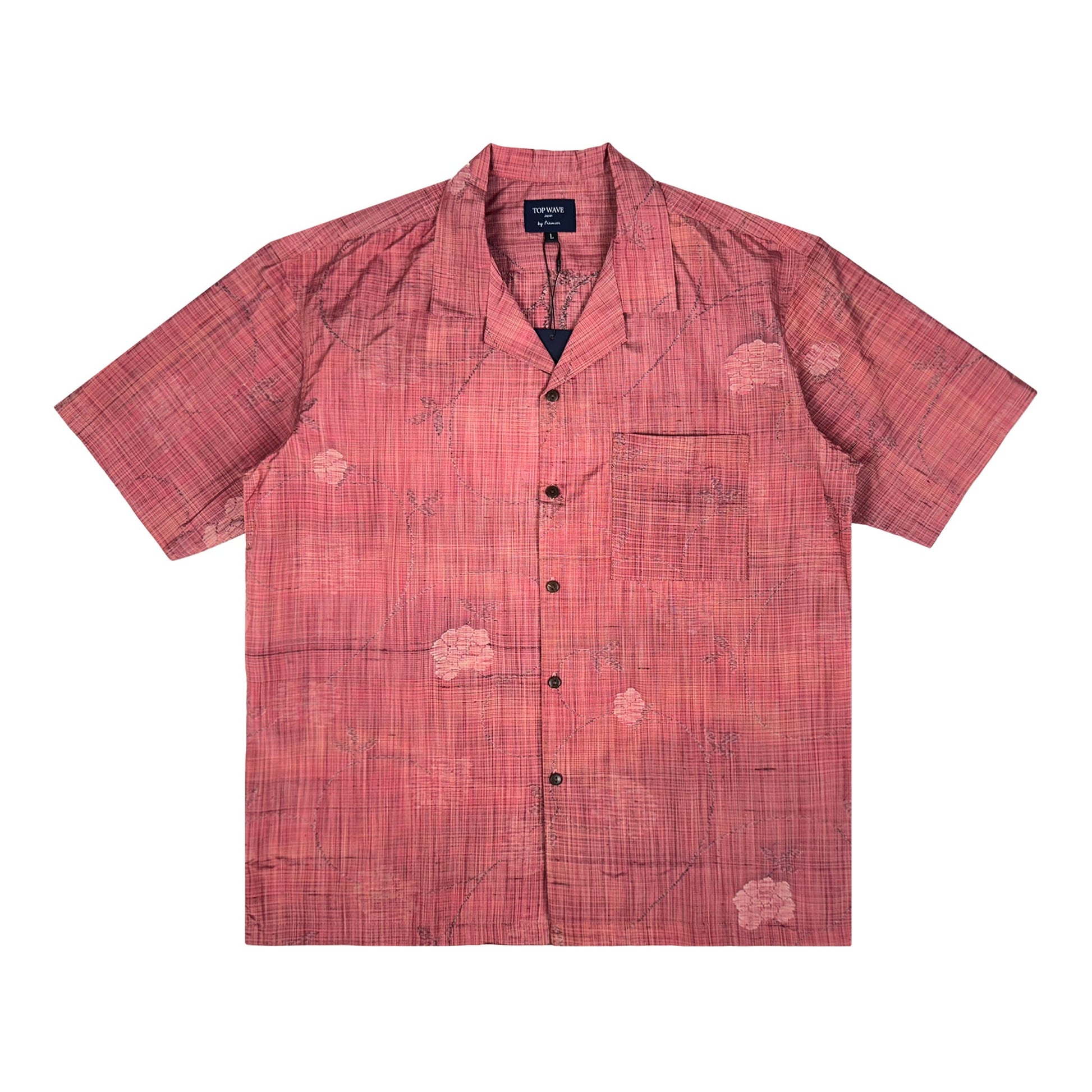 着物アロハシャツ メンズ L AHVN-L308-1