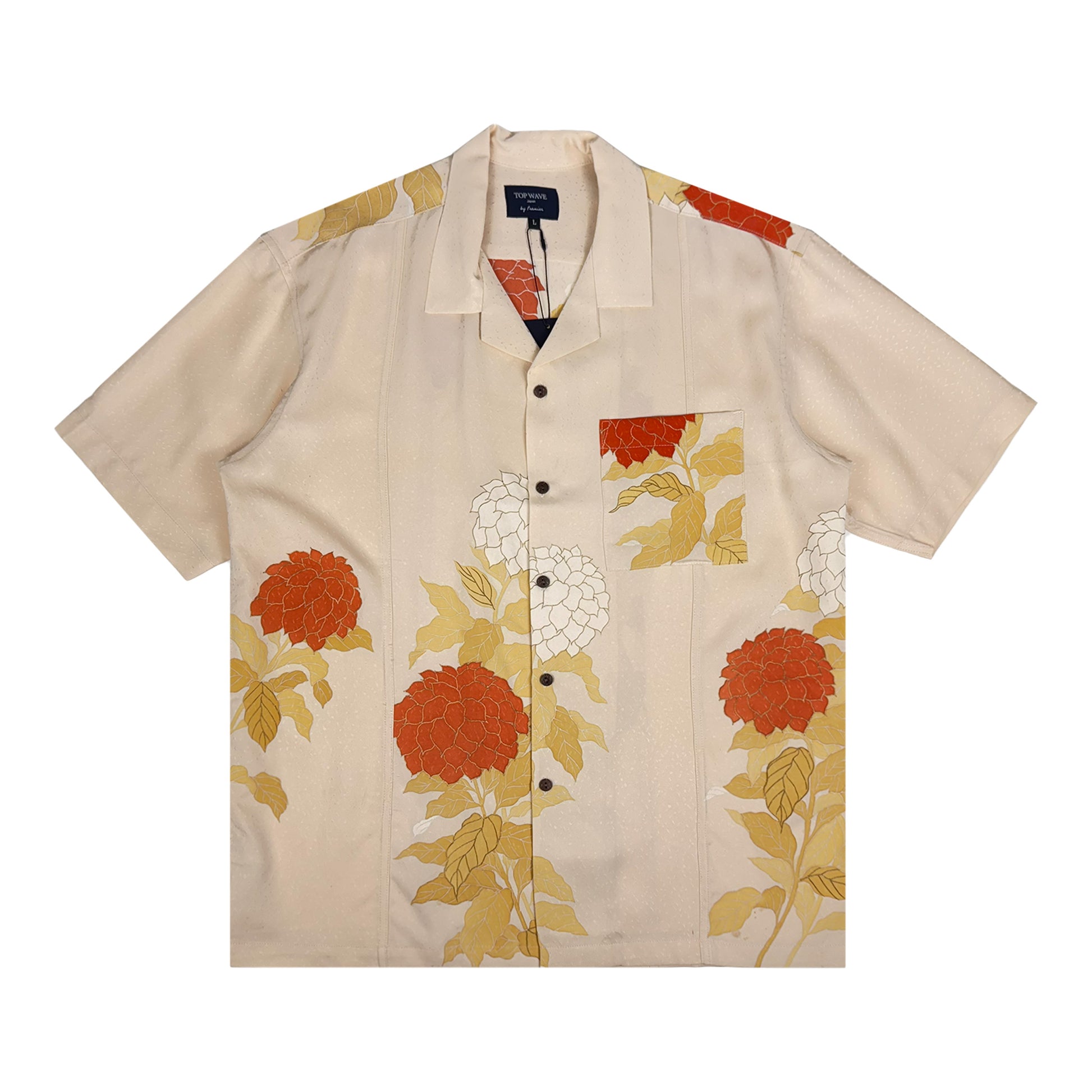 着物アロハシャツ メンズ L AHVN-L310-1