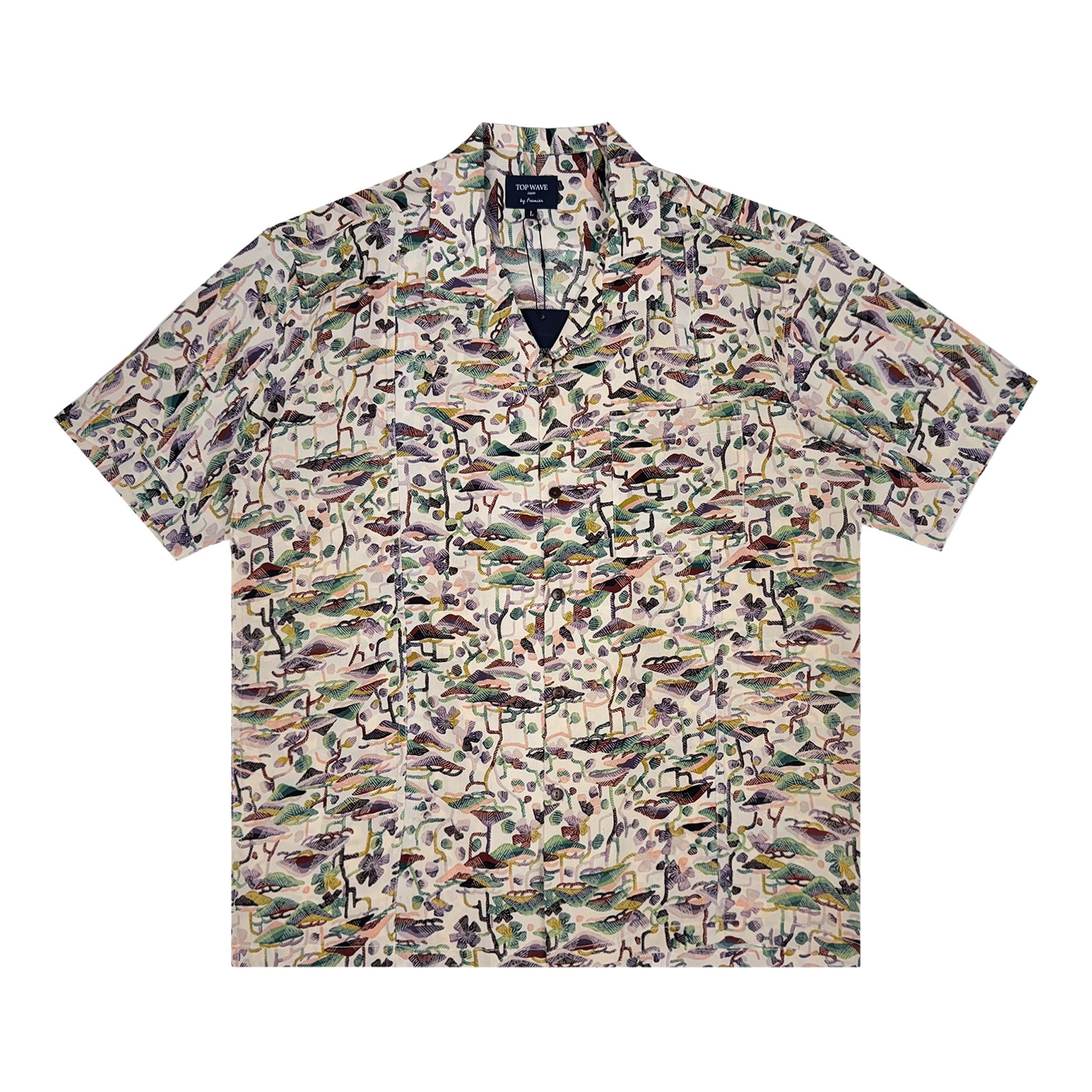 着物アロハシャツ メンズ L AHVN-L316-1