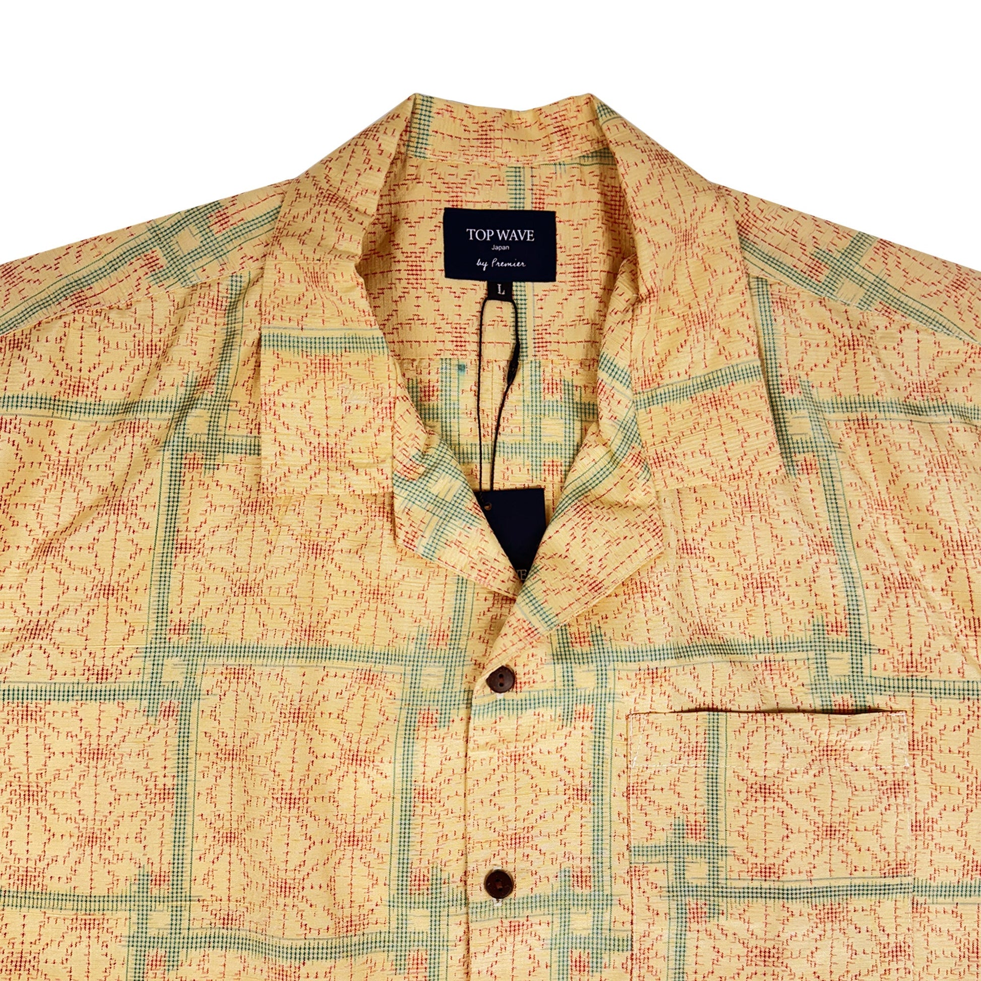 着物アロハシャツ メンズ L AHVN-L317-3