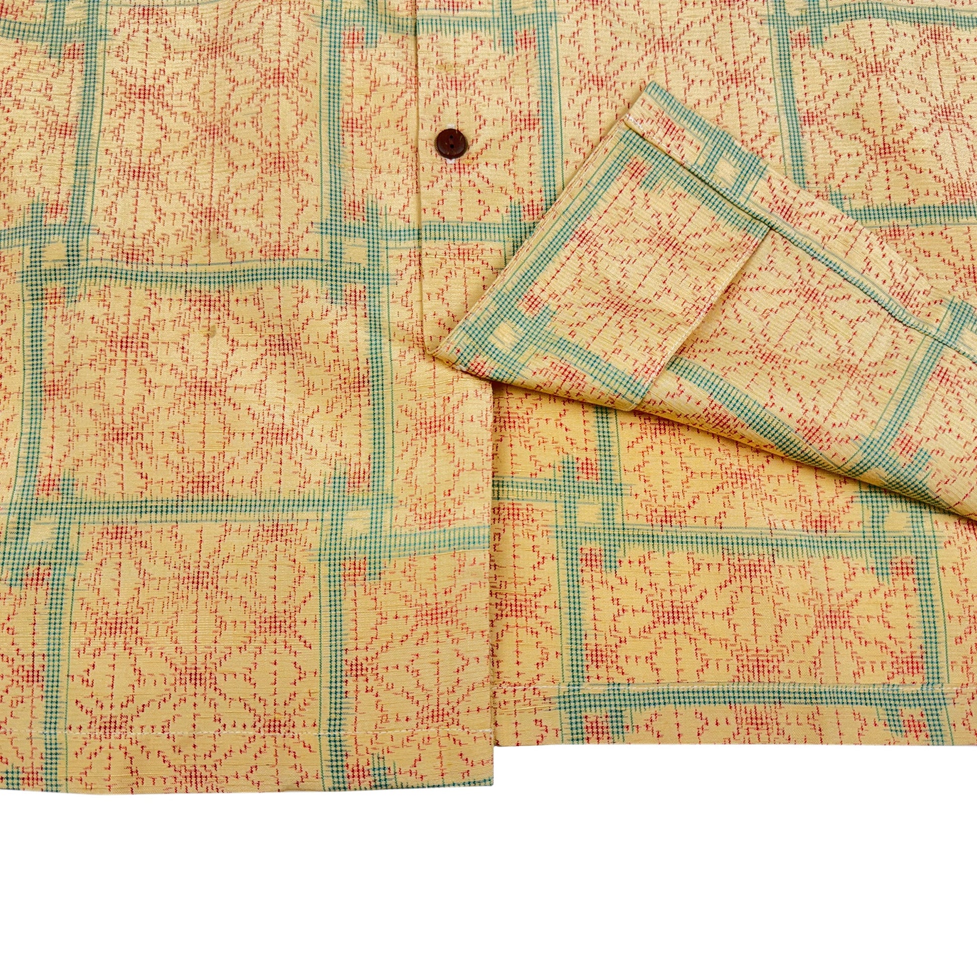 着物アロハシャツ メンズ L AHVN-L317-5