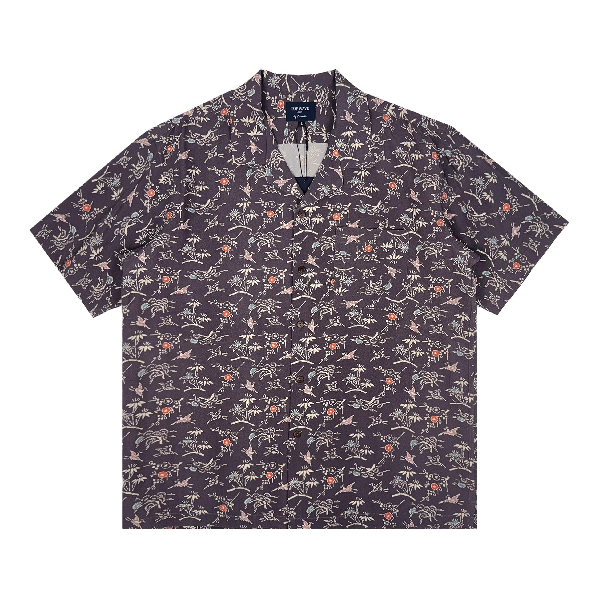 着物アロハシャツ メンズ L AHVN-L318-1