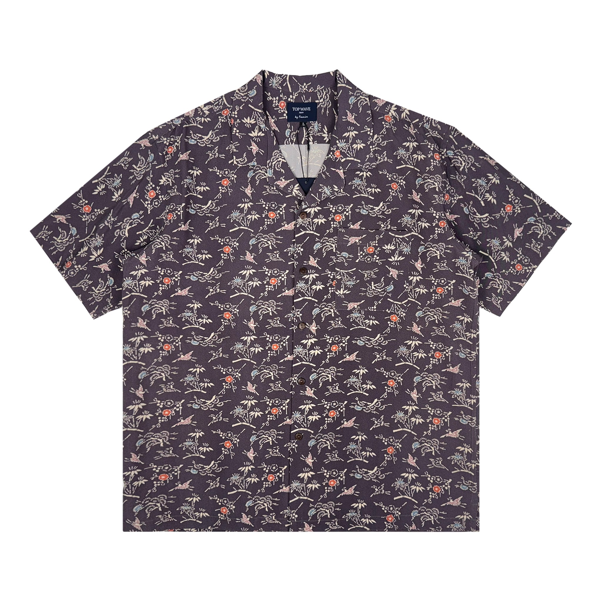 着物アロハシャツ メンズ L AHVN-L318