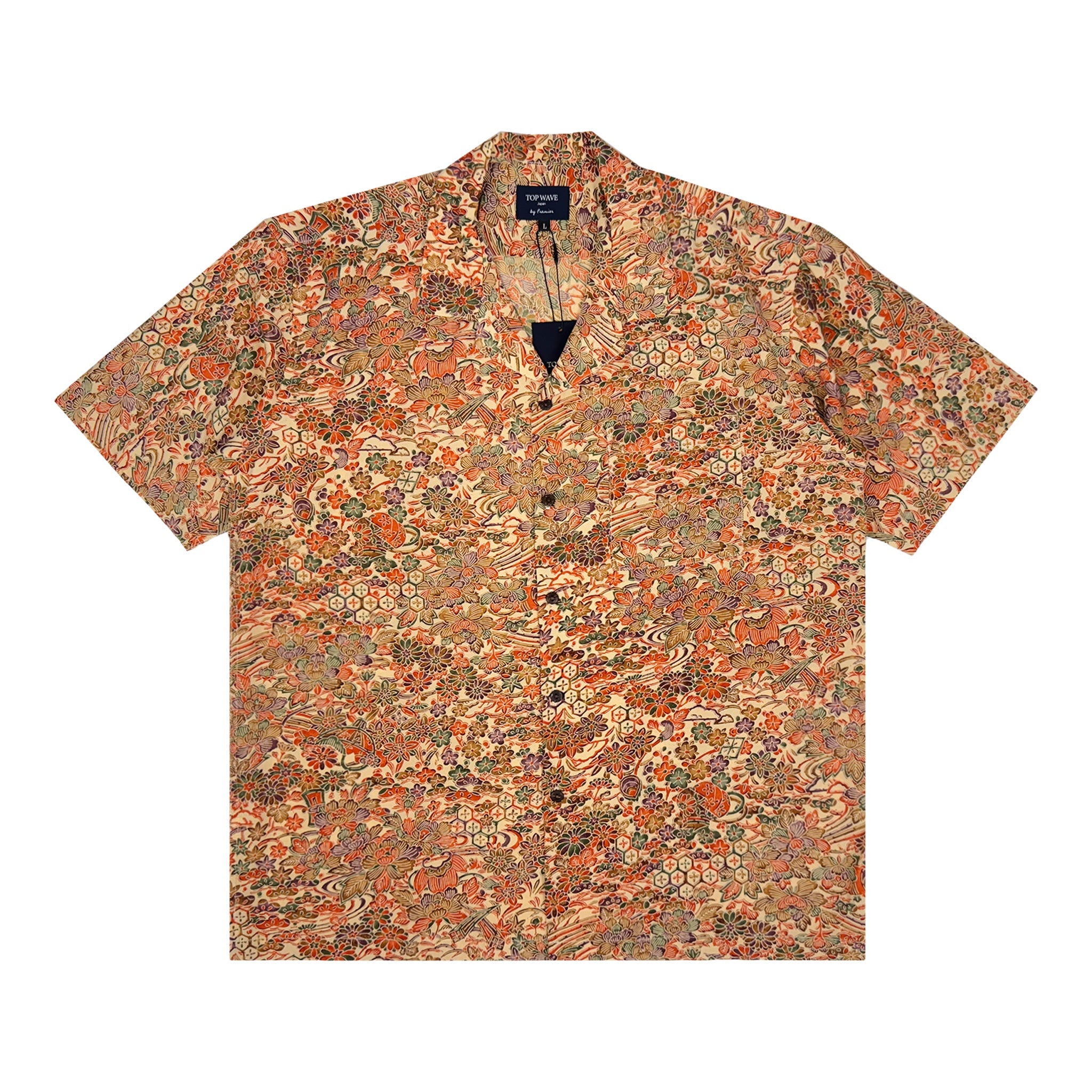 着物アロハシャツ メンズ L AHVN-L320-zoom-1