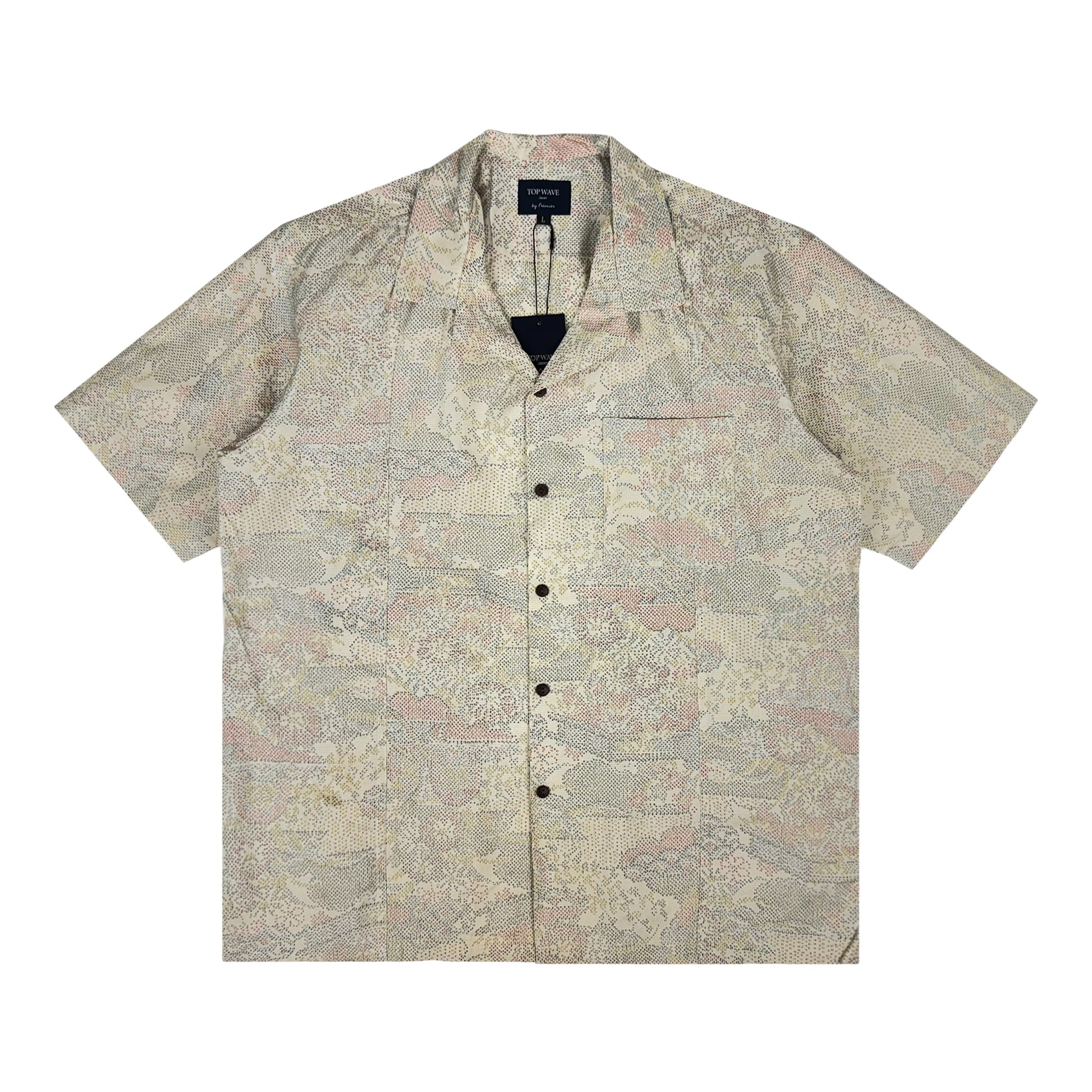 着物アロハシャツ メンズ L AHVN-L321-1