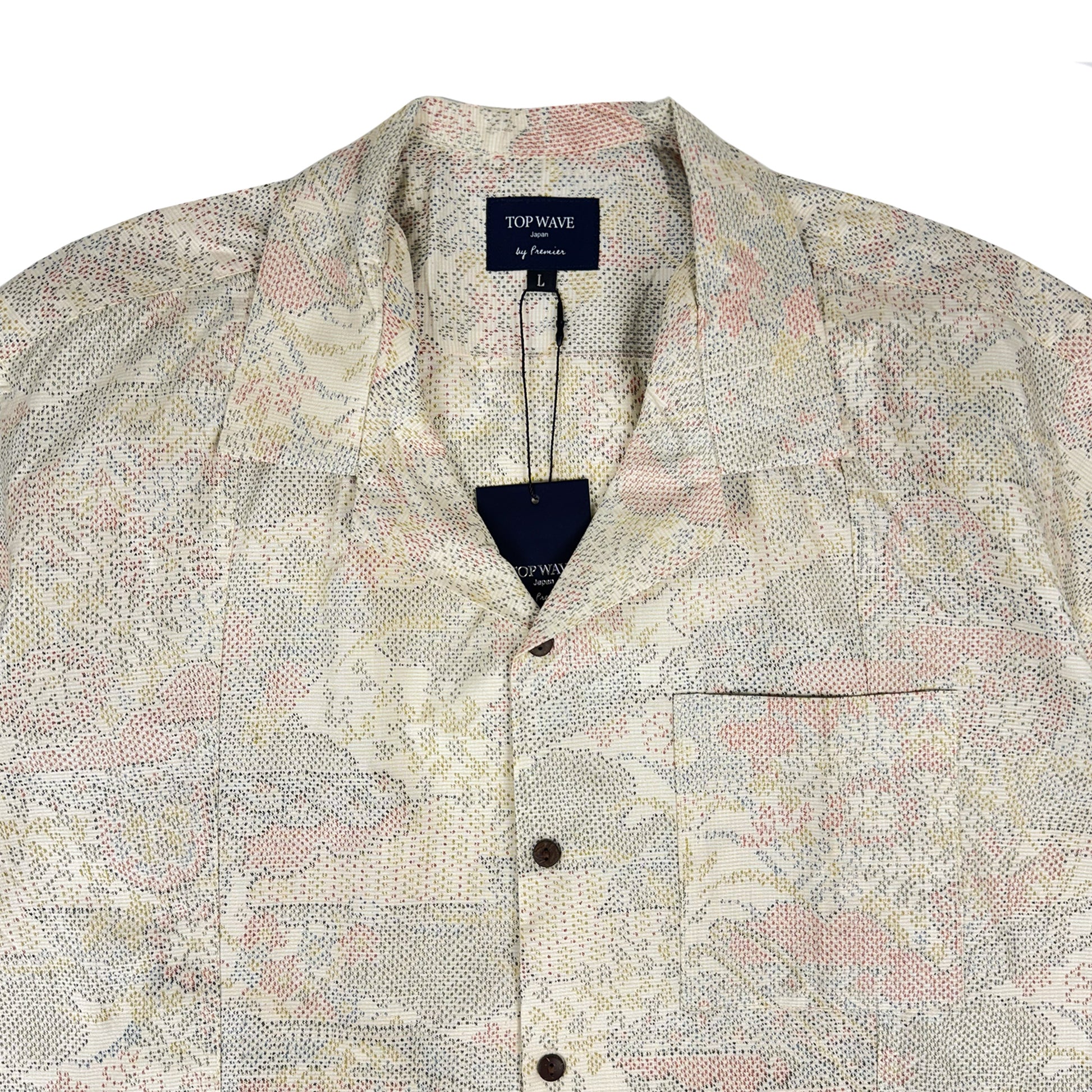 着物アロハシャツ メンズ L AHVN-L321-3