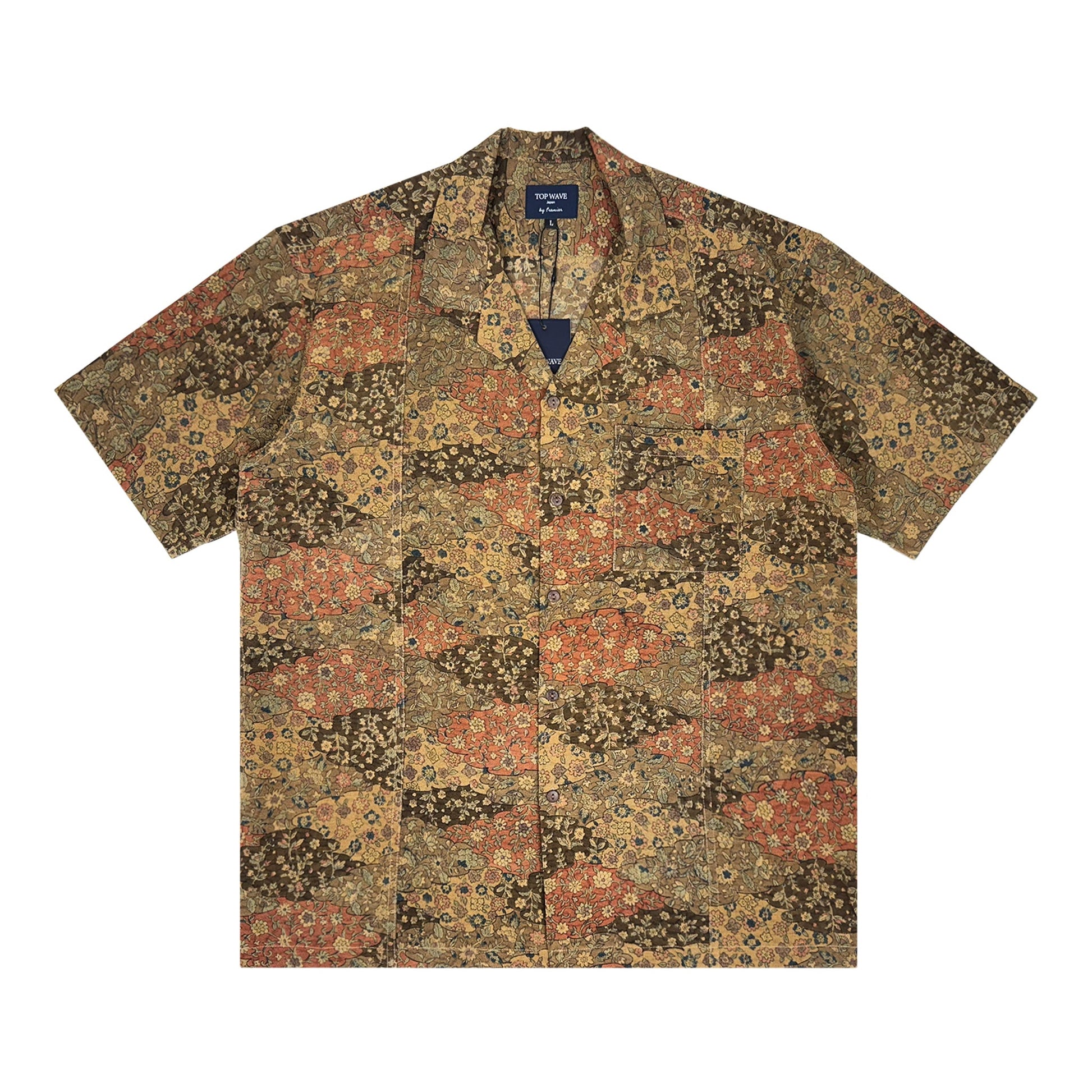 着物アロハシャツ メンズ L AHVN-L322-1