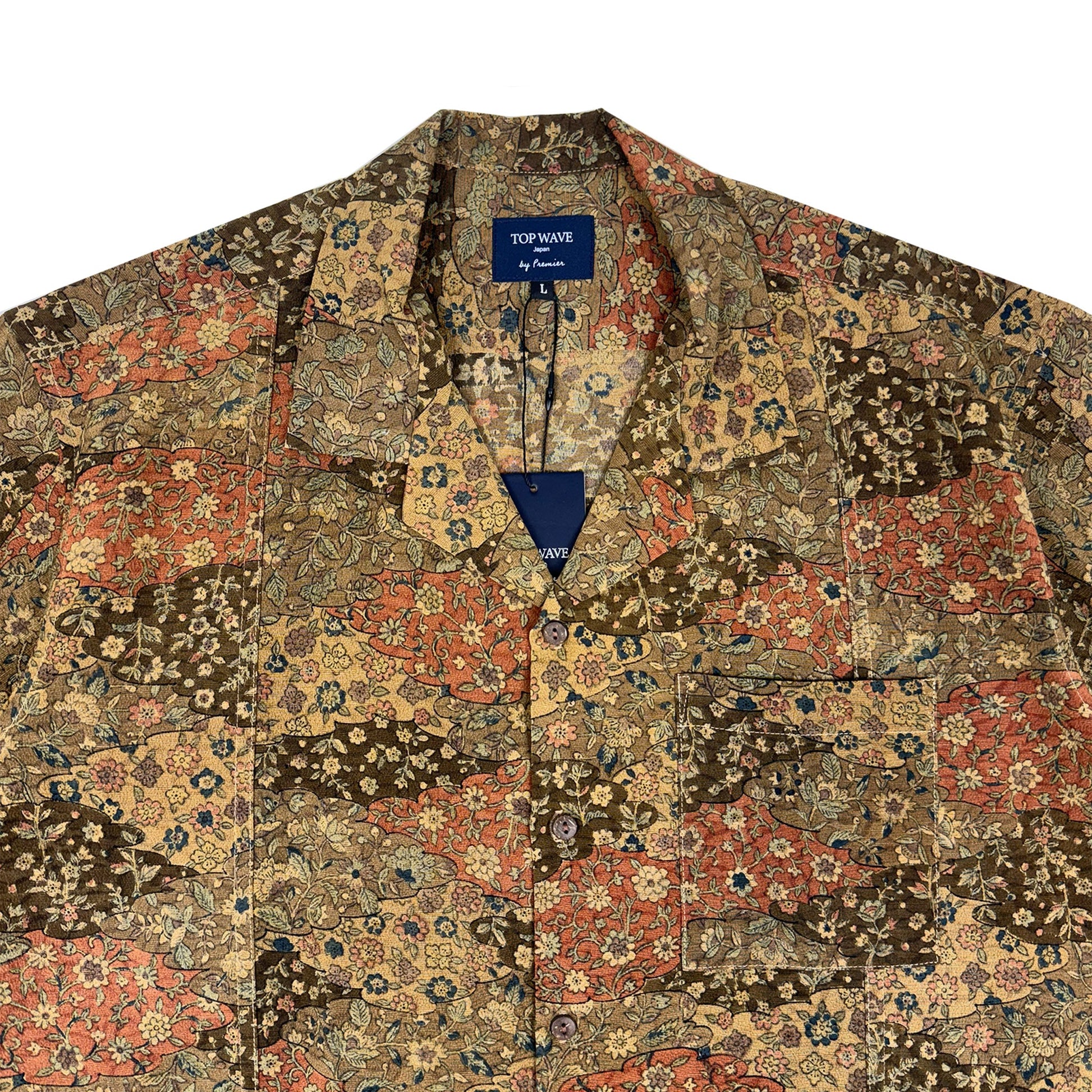 着物アロハシャツ メンズ L AHVN-L322-3