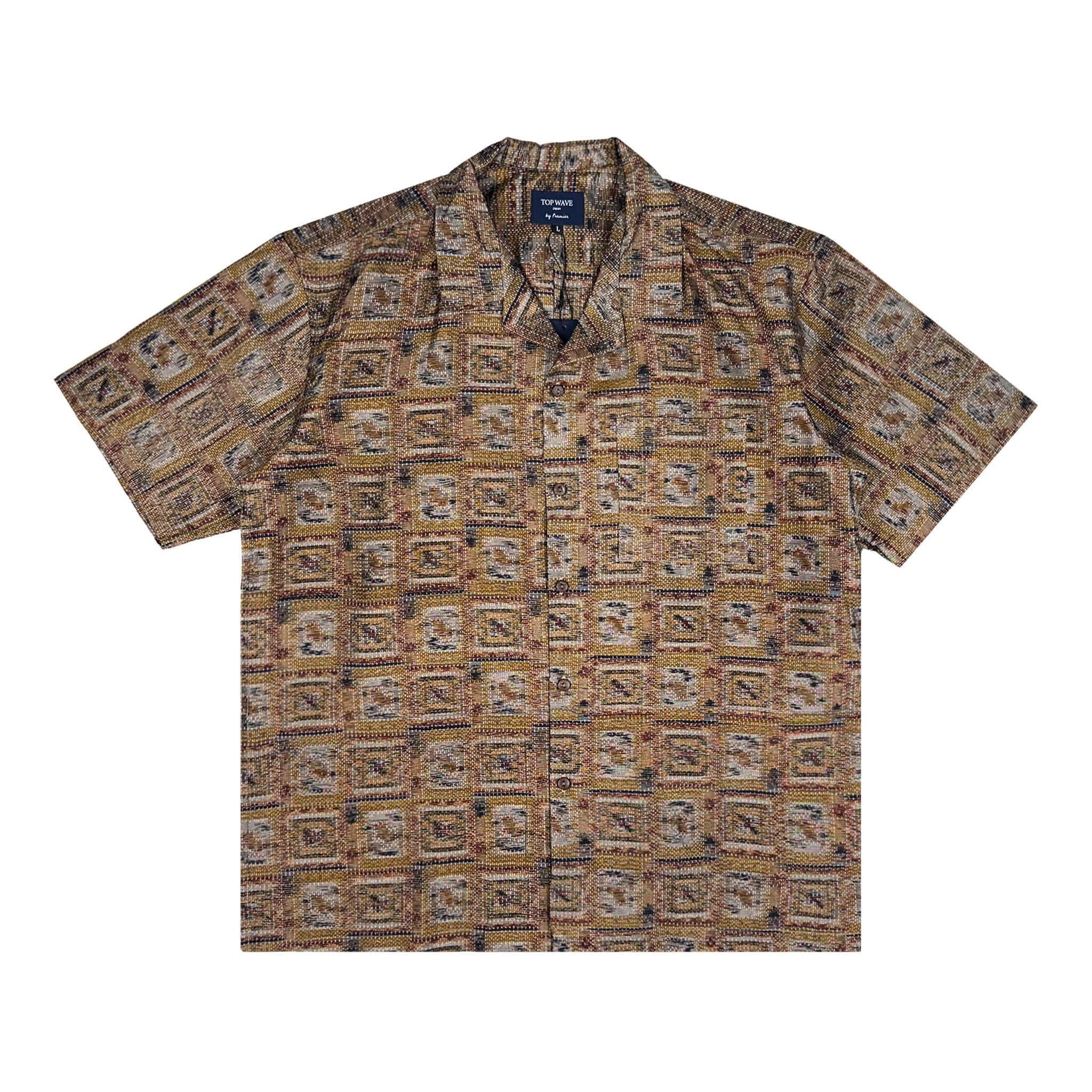 着物アロハシャツ メンズ L AHVN-L323