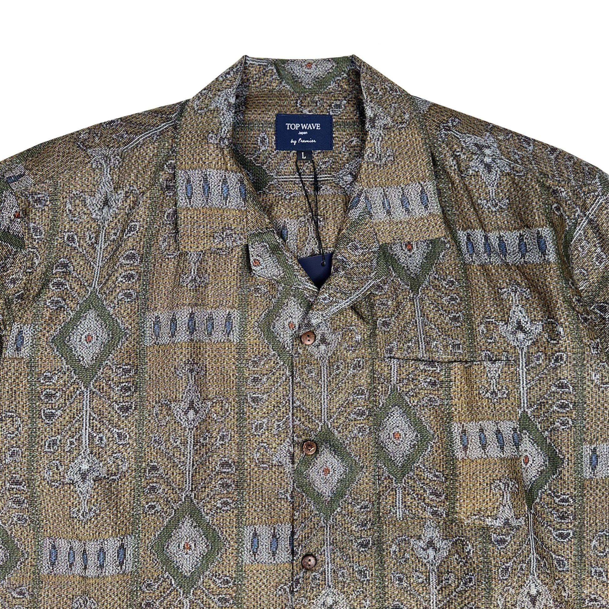 着物アロハシャツ メンズ L AHVN-L326-3