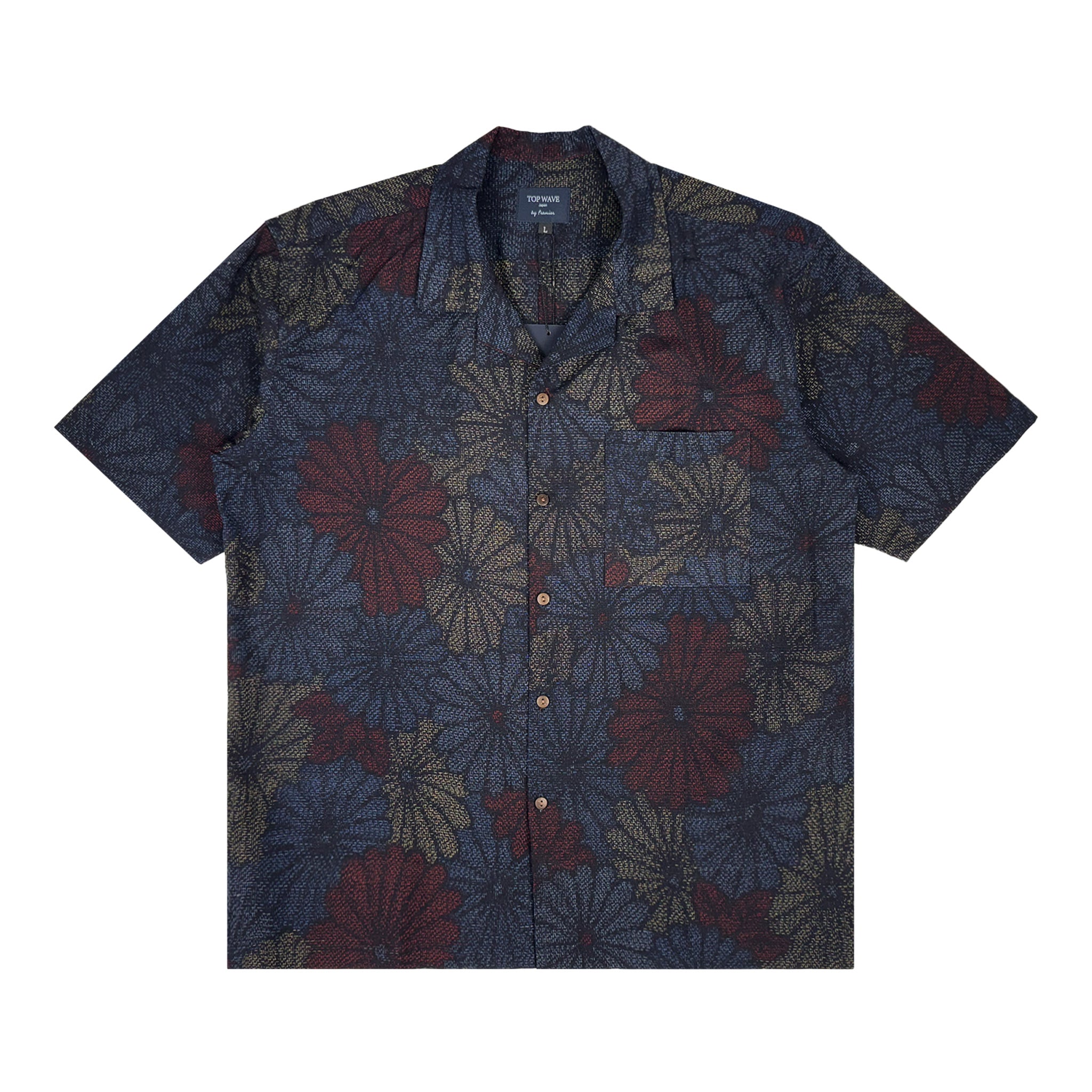 着物アロハシャツ メンズ L AHVN-L328-zoom-1