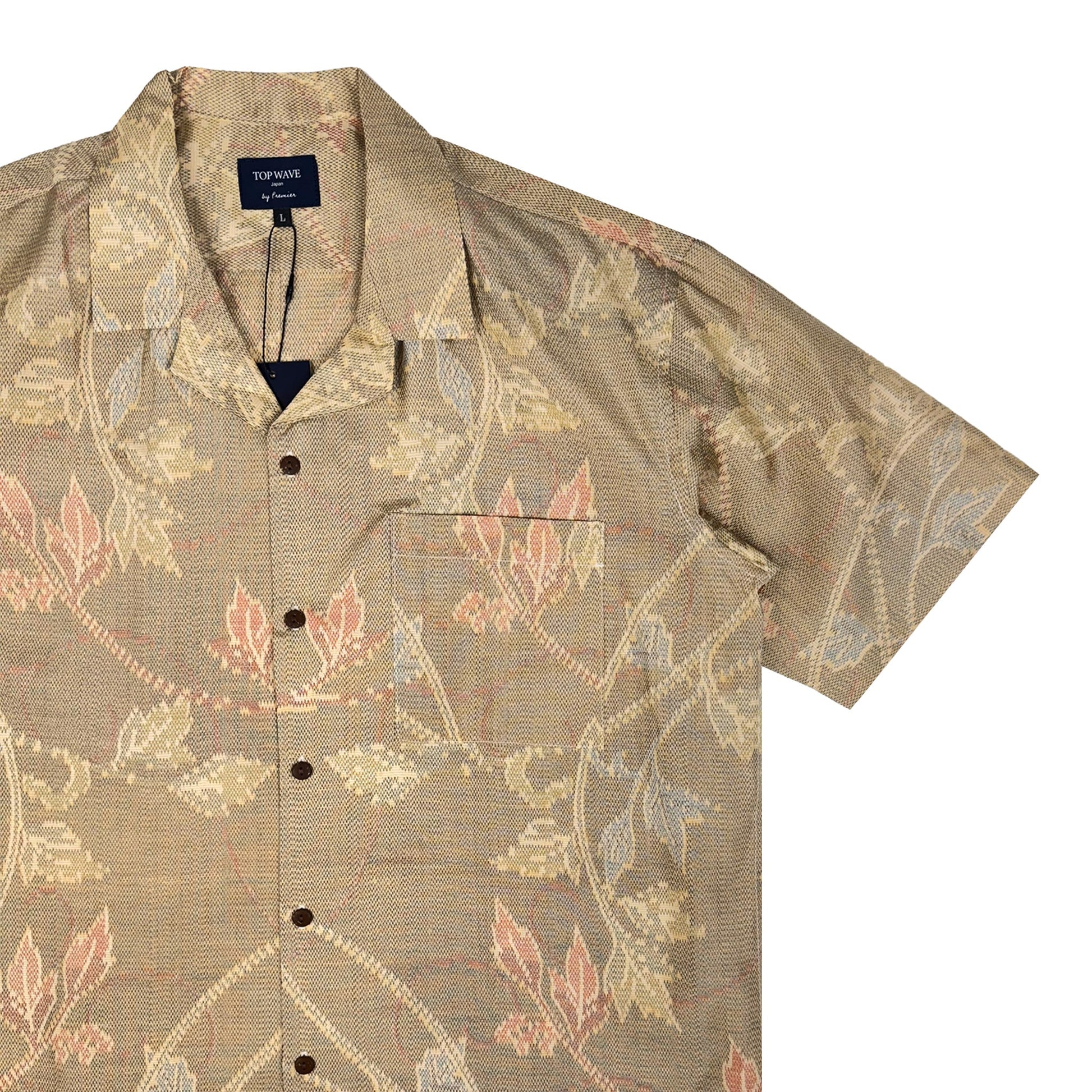 着物アロハシャツ メンズ L AHVN-L329-4