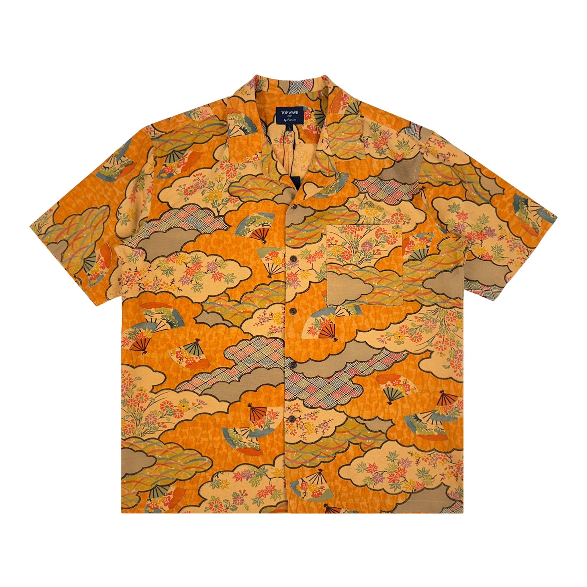 着物アロハシャツ メンズ L AHVN-L332