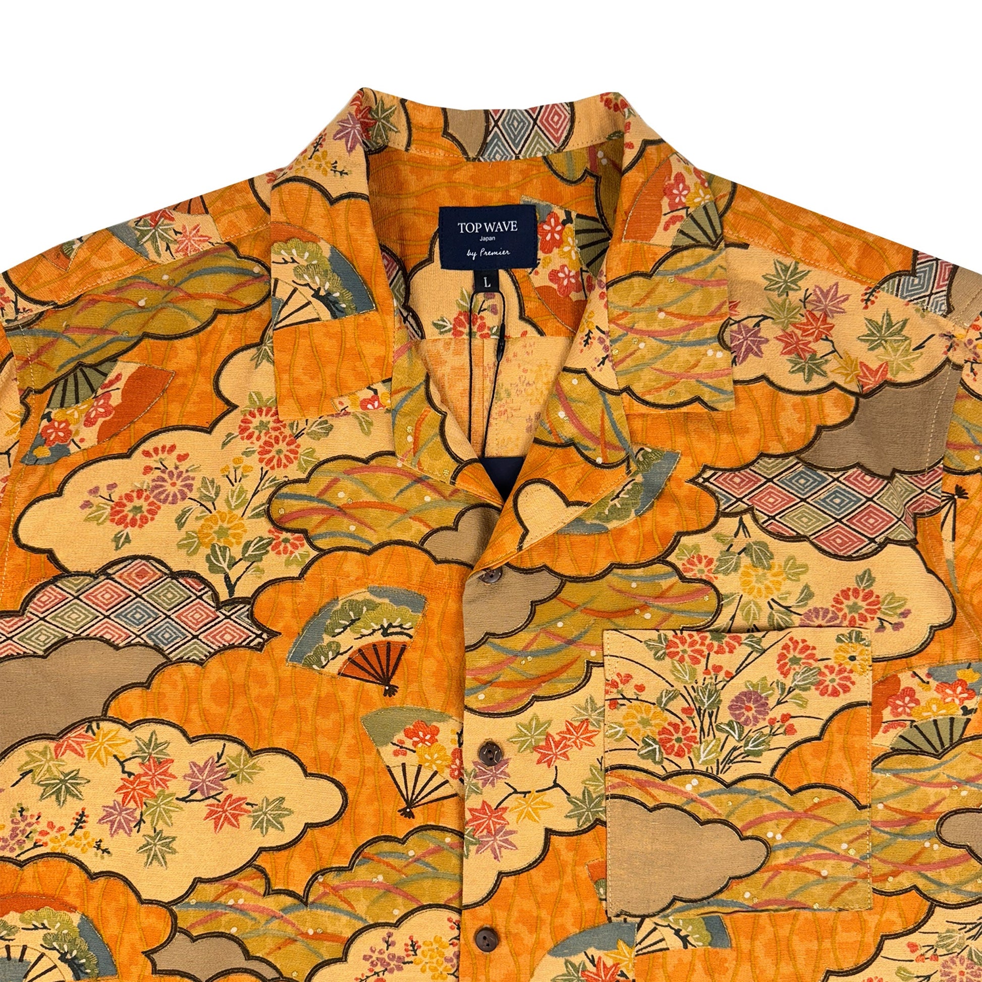 着物アロハシャツ メンズ L AHVN-L332-3