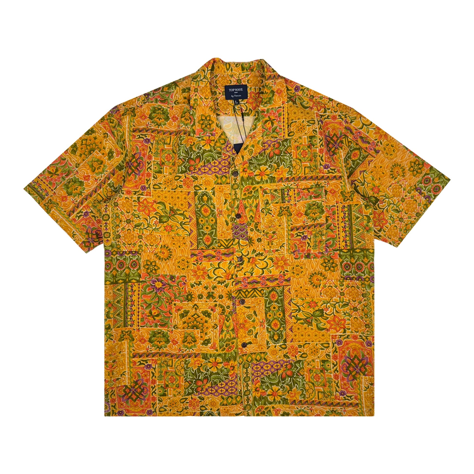 着物アロハシャツ メンズ L AHVN-L333-1